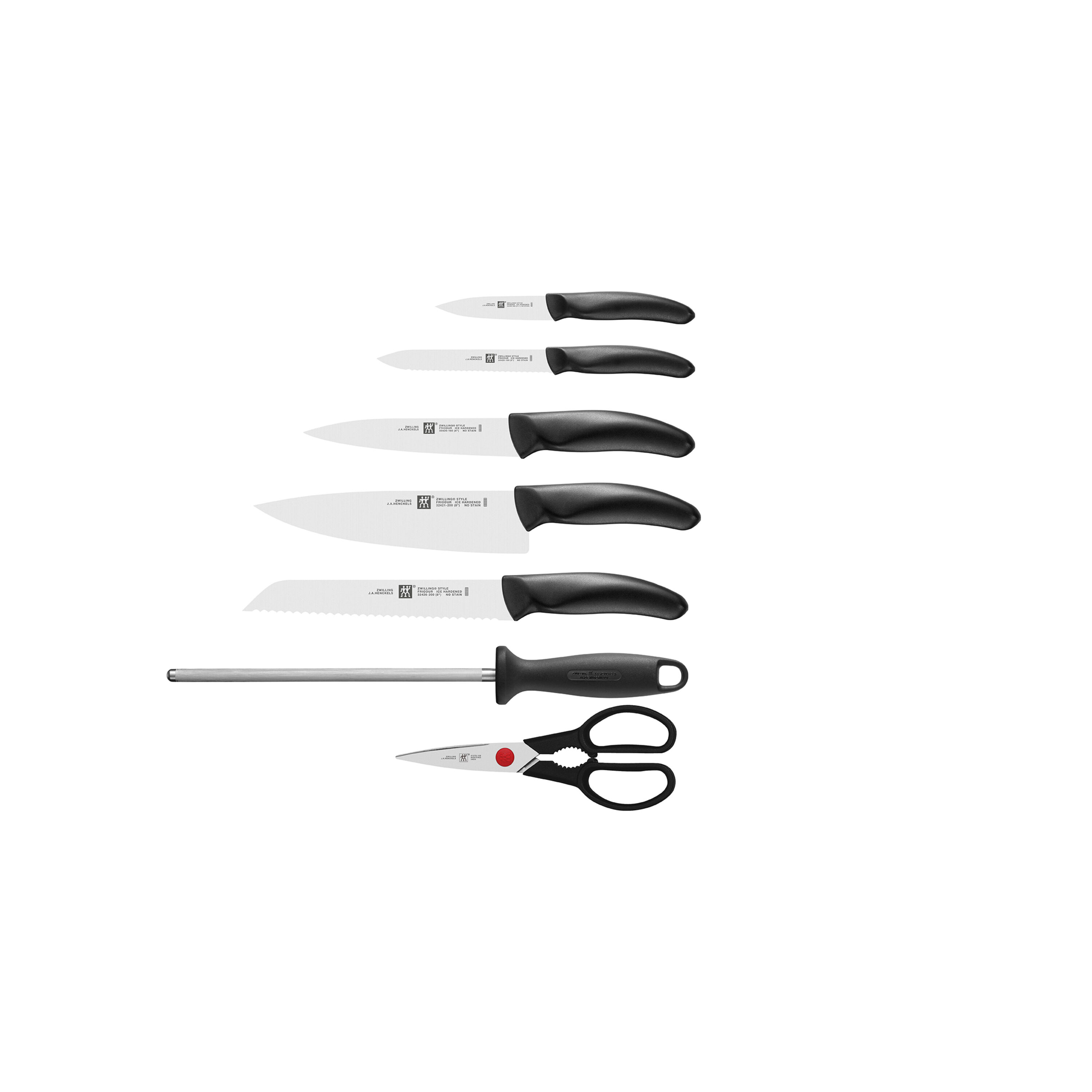 ZWILLING        Style                8-tlg, Messerblockset, Natur