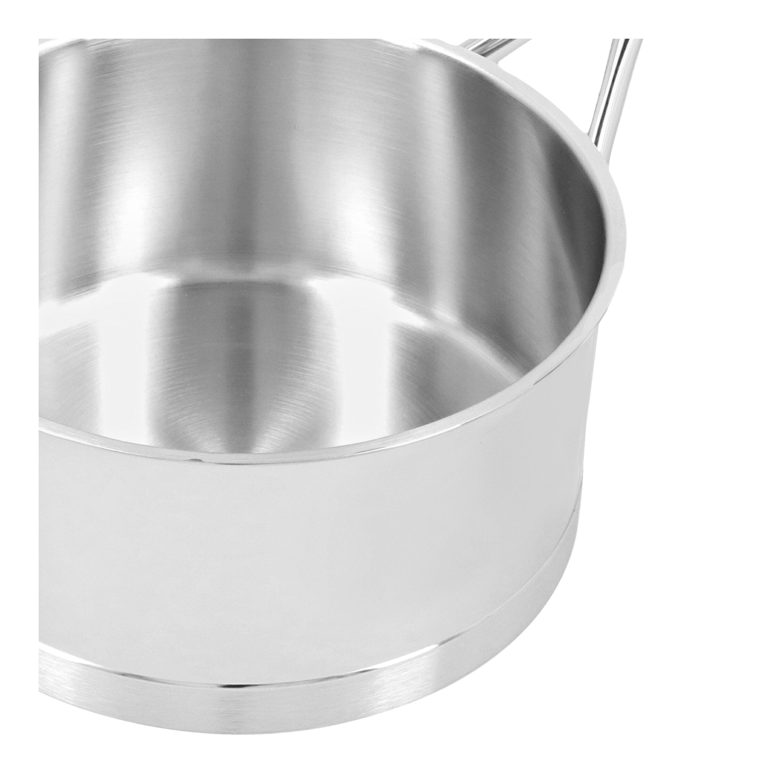 Demeyere        Atlantis 7                Stieltopf mit Deckel 16 cm, 18/10 Edelstahl, Silber