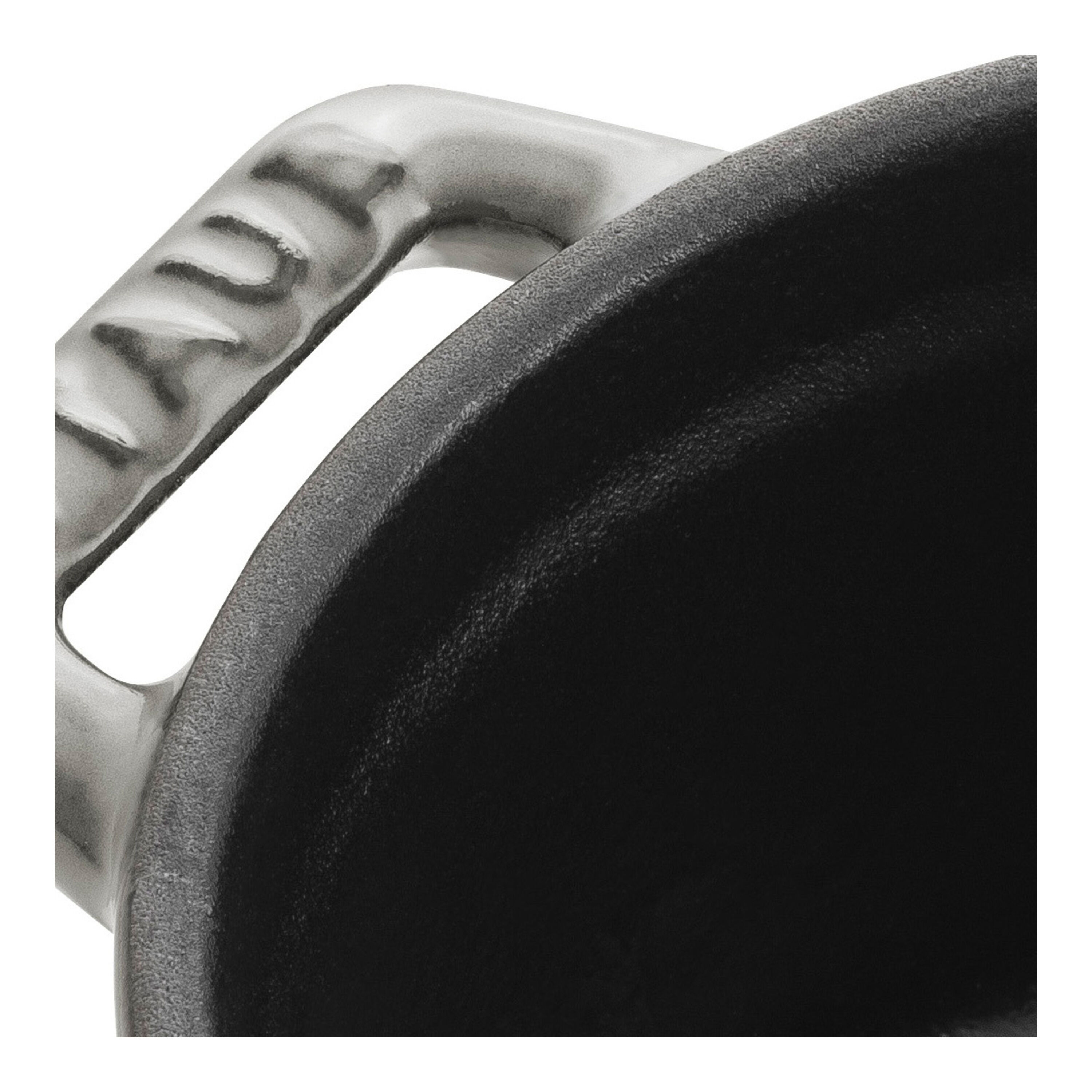 Staub        La Cocotte                Mini Cocotte 10 cm, rund, Graphit-Grau, Gusseisen