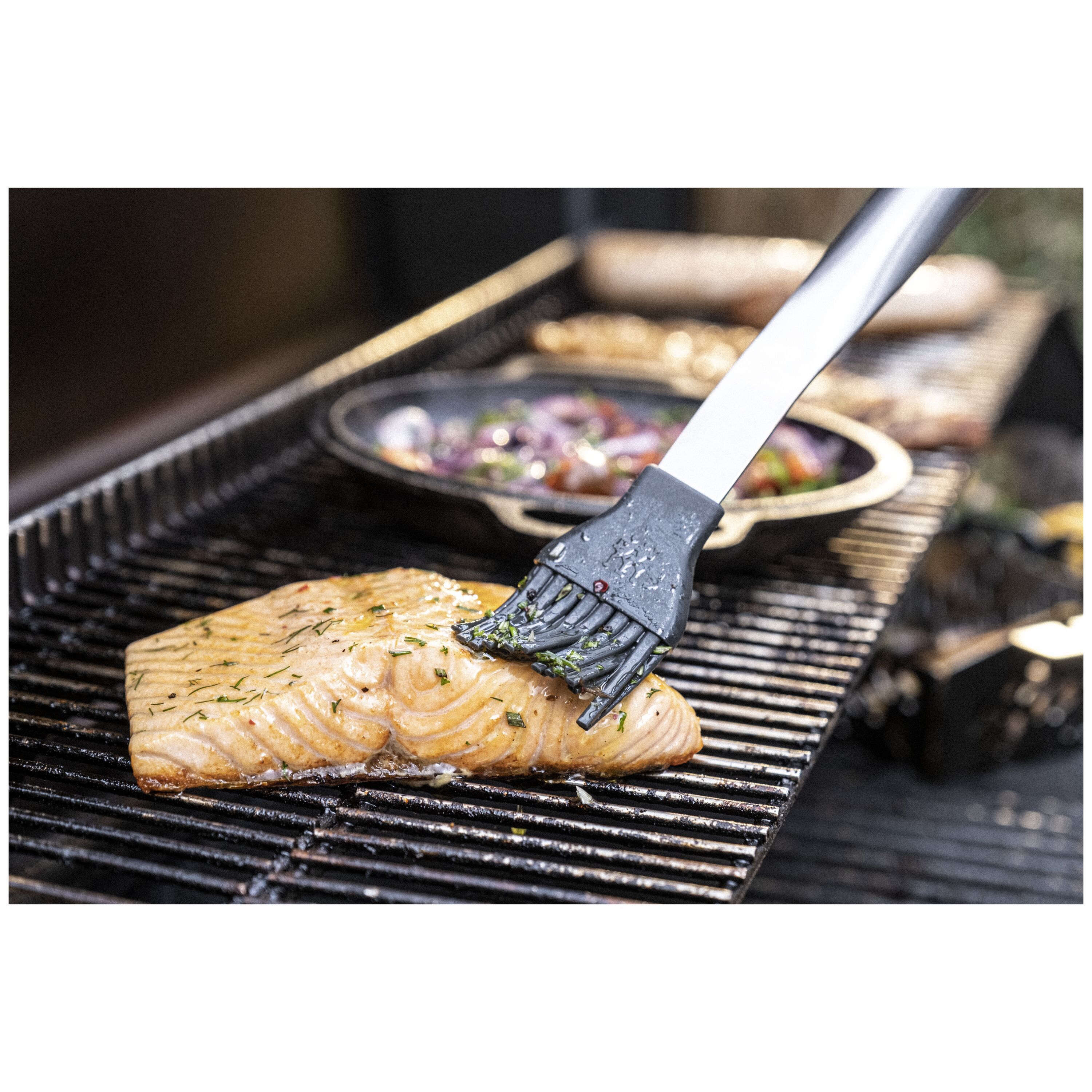 ZWILLING        BBQ+                Grillpinsel, 41 cm, Edelstahl