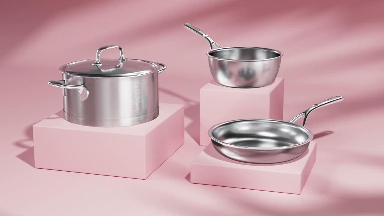 Demeyere        Proline 7                Bratpfanne 24 cm, 18/10 Edelstahl, Silber