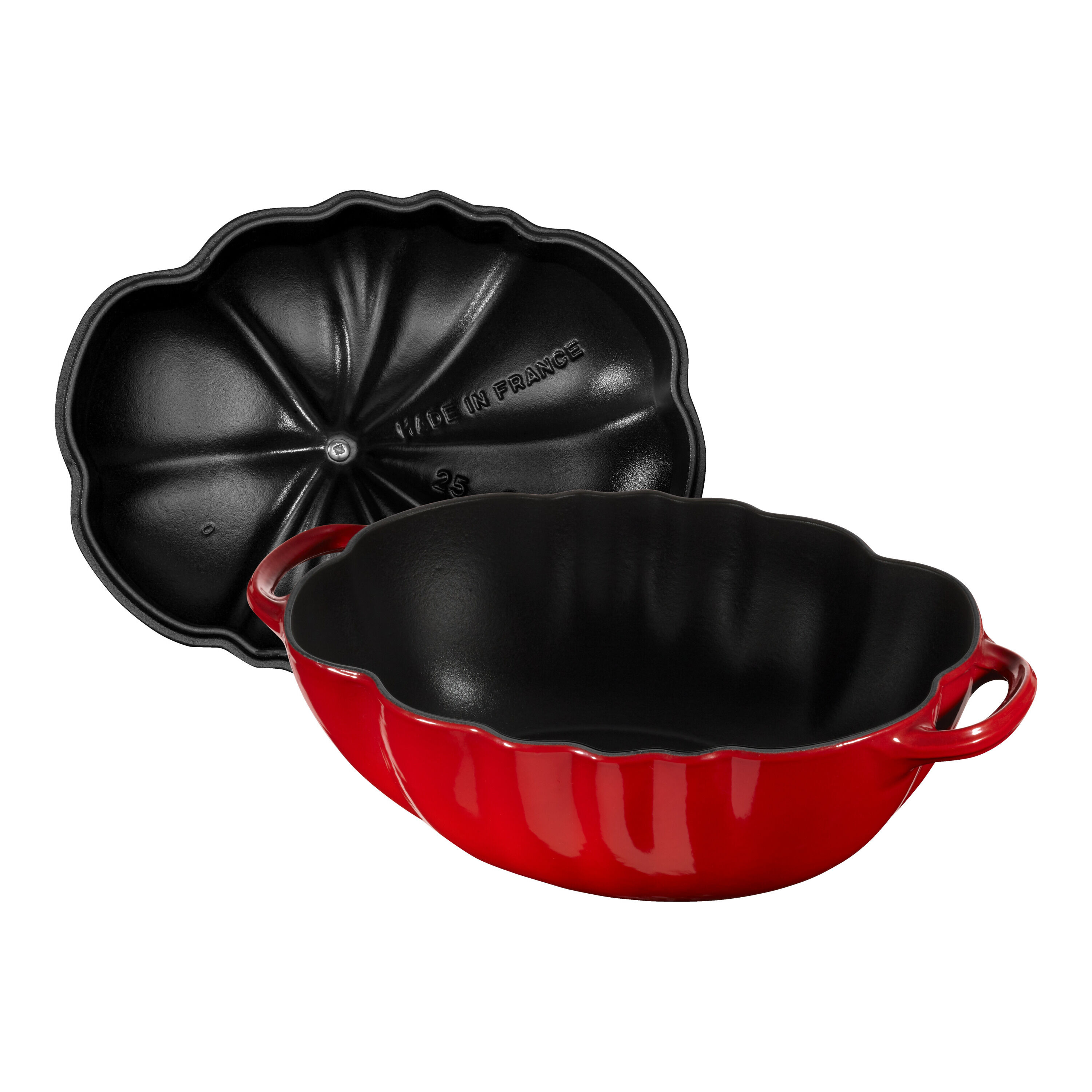 Staub        La Cocotte                Cocotte 25 cm, Tomate, Kirsch-Rot, Gusseisen