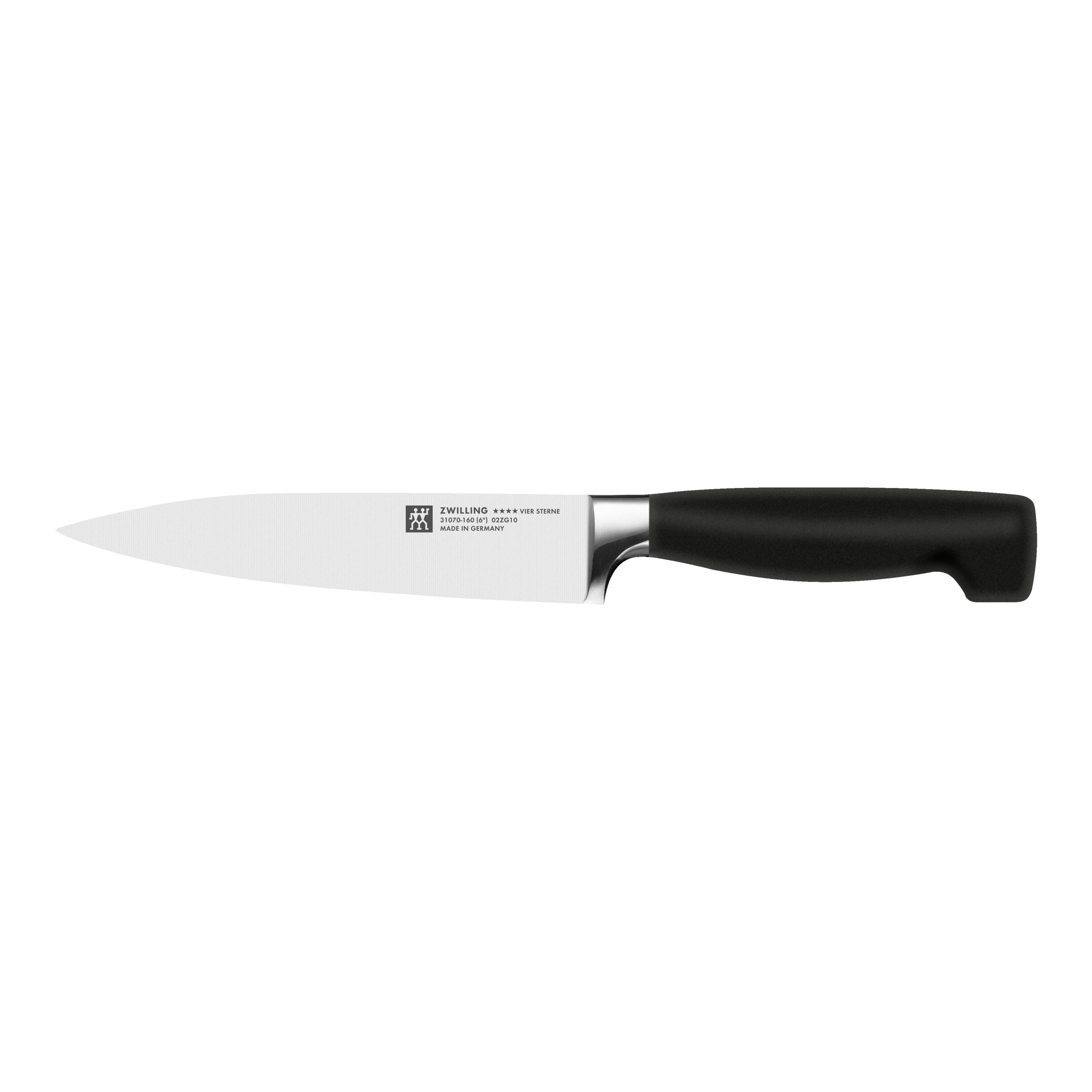 ZWILLING        **** VIER STERNE                6-tlg, Messerblockset, Schwarz