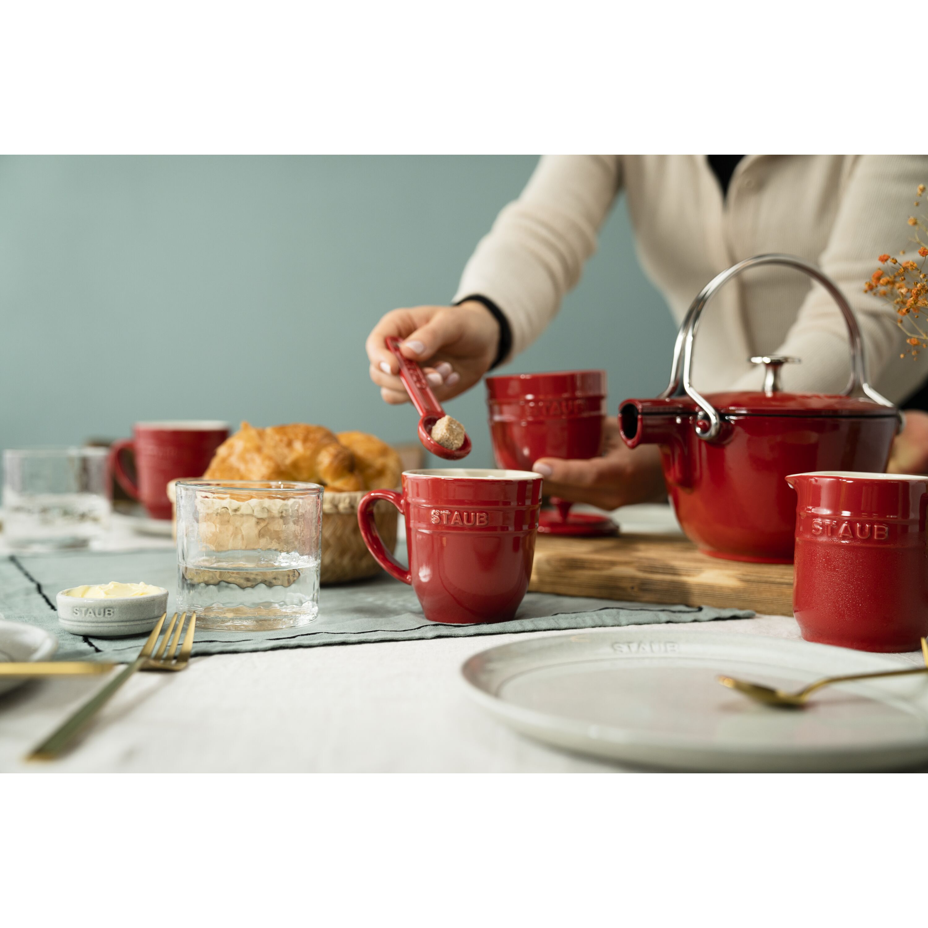 Staub        Ceramique                Tasse 350 ml, Kirsch-Rot, Keramik