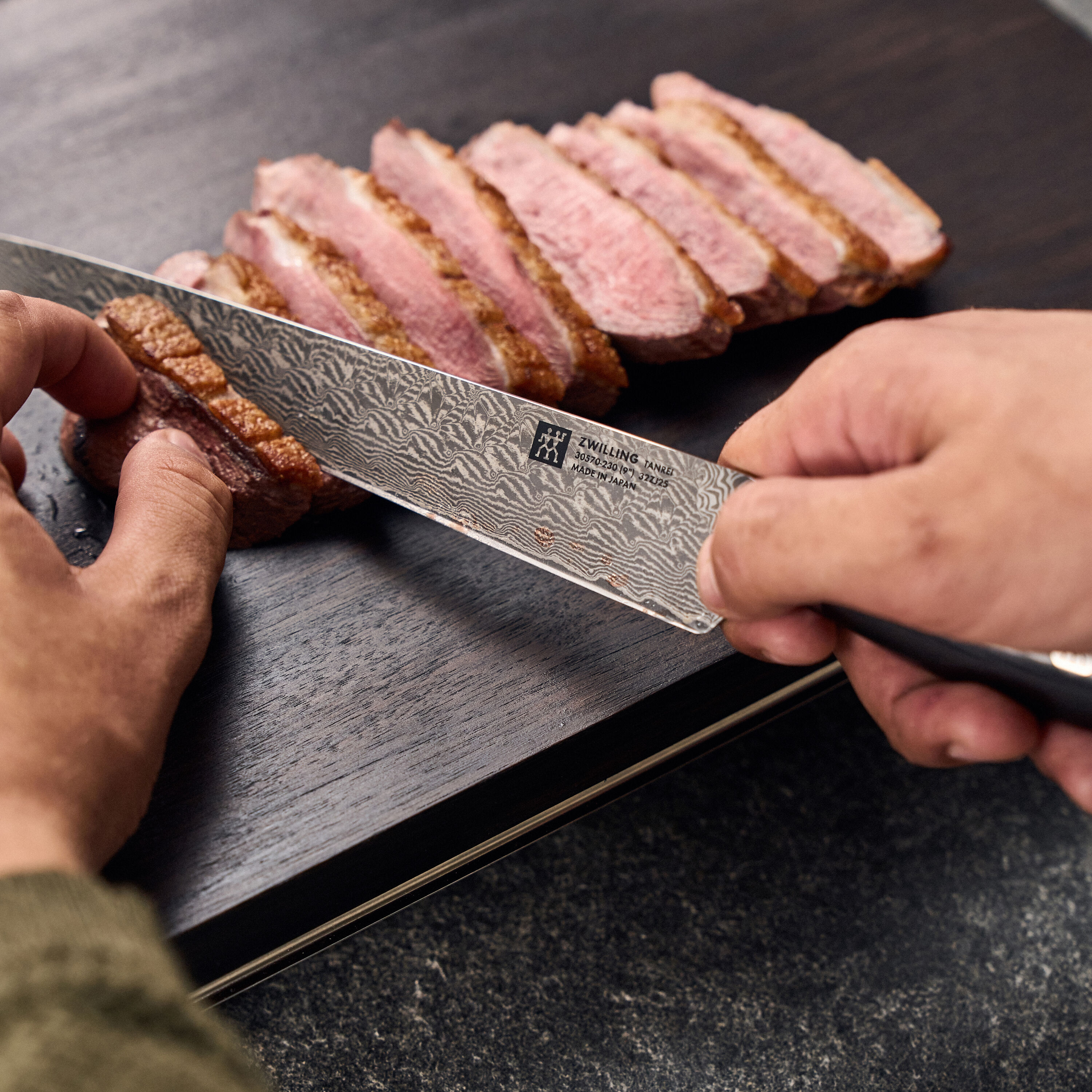 ZWILLING        Tanrei                Fleischmesser 23 cm, Glattschliff