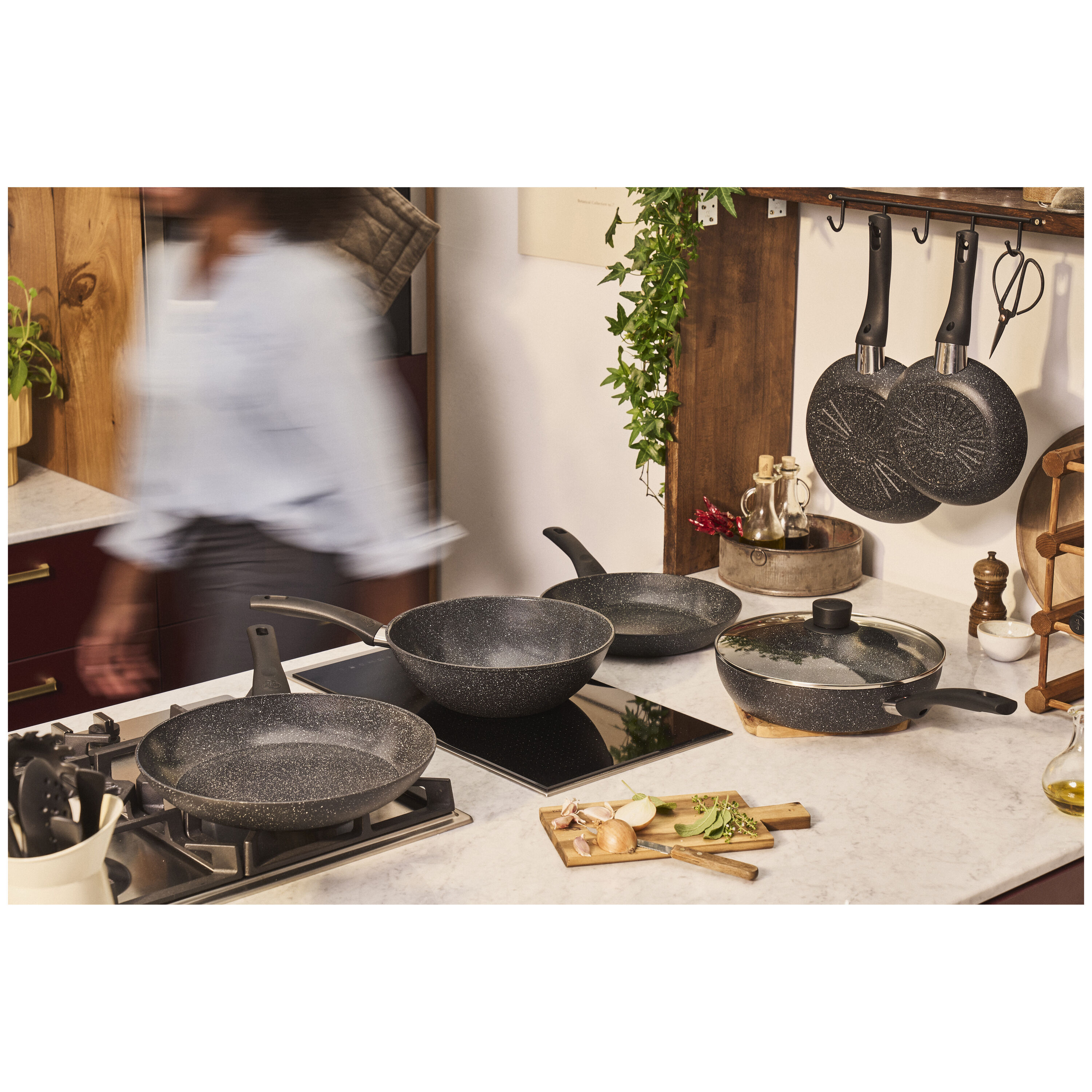 BALLARINI        Vipiteno                Bratpfannenset 3-tlg, Aluminium, Keramische Antihaftbeschichtung