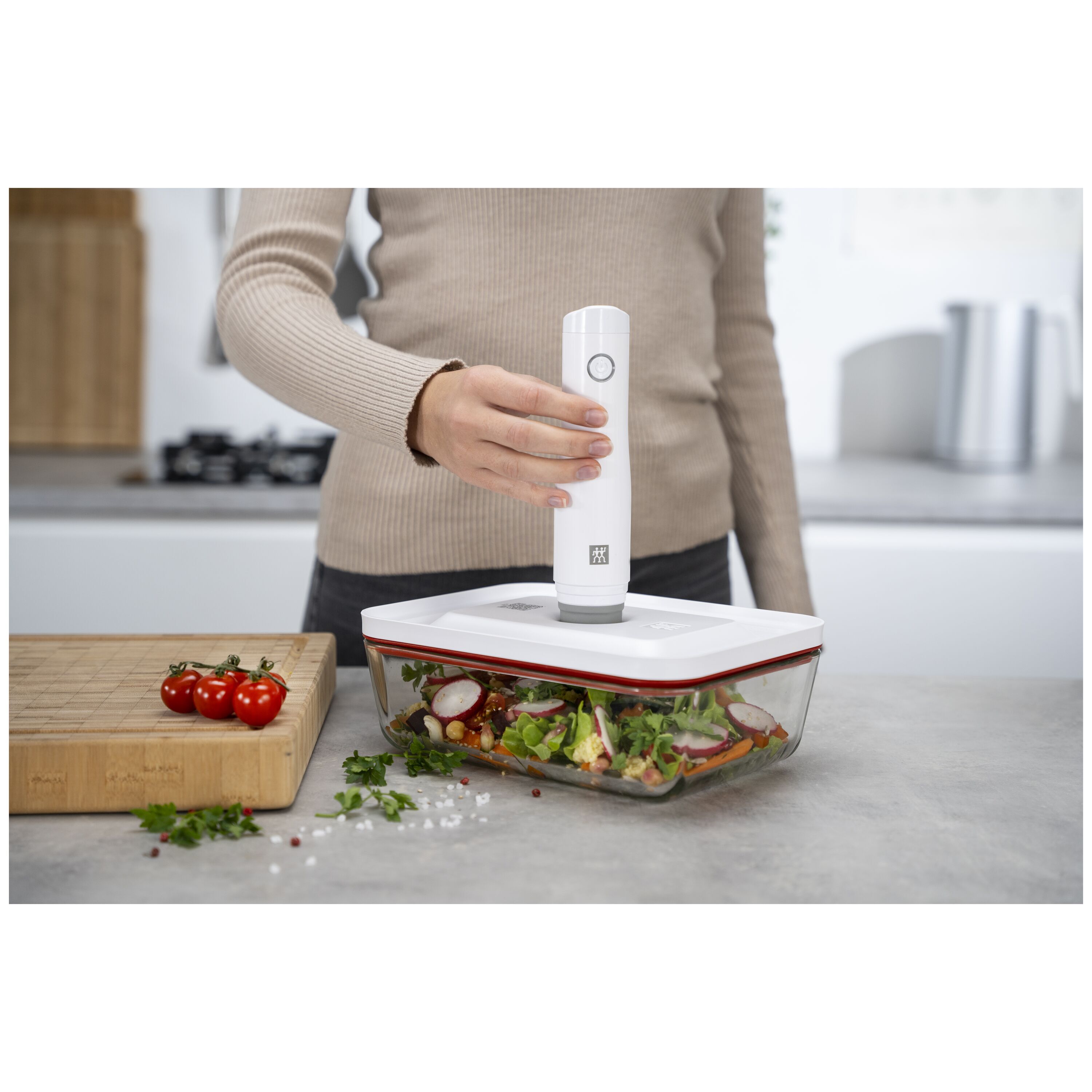 ZWILLING        Fresh & Save                Vakuum Kühlschrankbox, Glas, Rot
