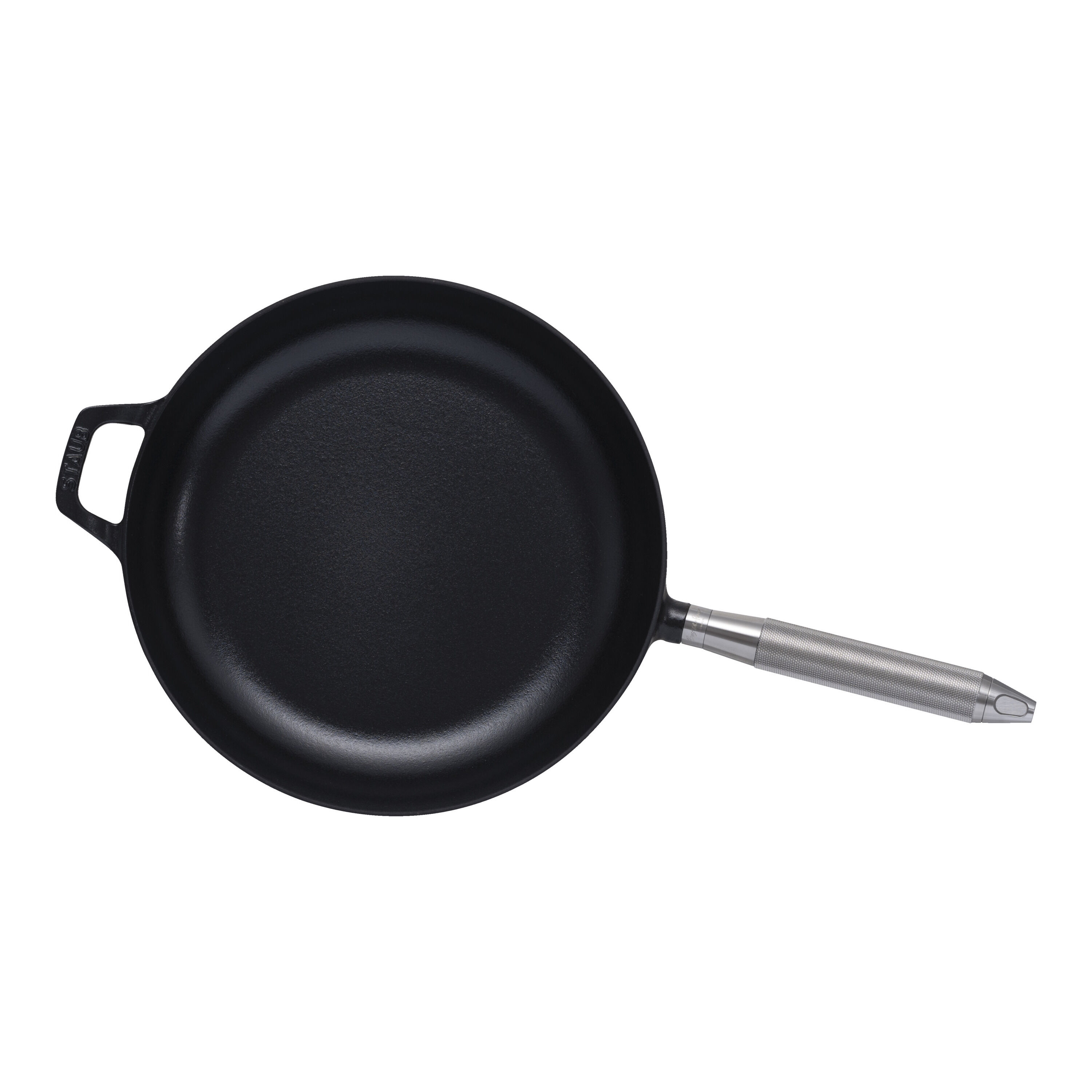 Staub        Pans                Bratpfanne Buster+Punch 28 cm, rund, Schwarz, Gusseisen