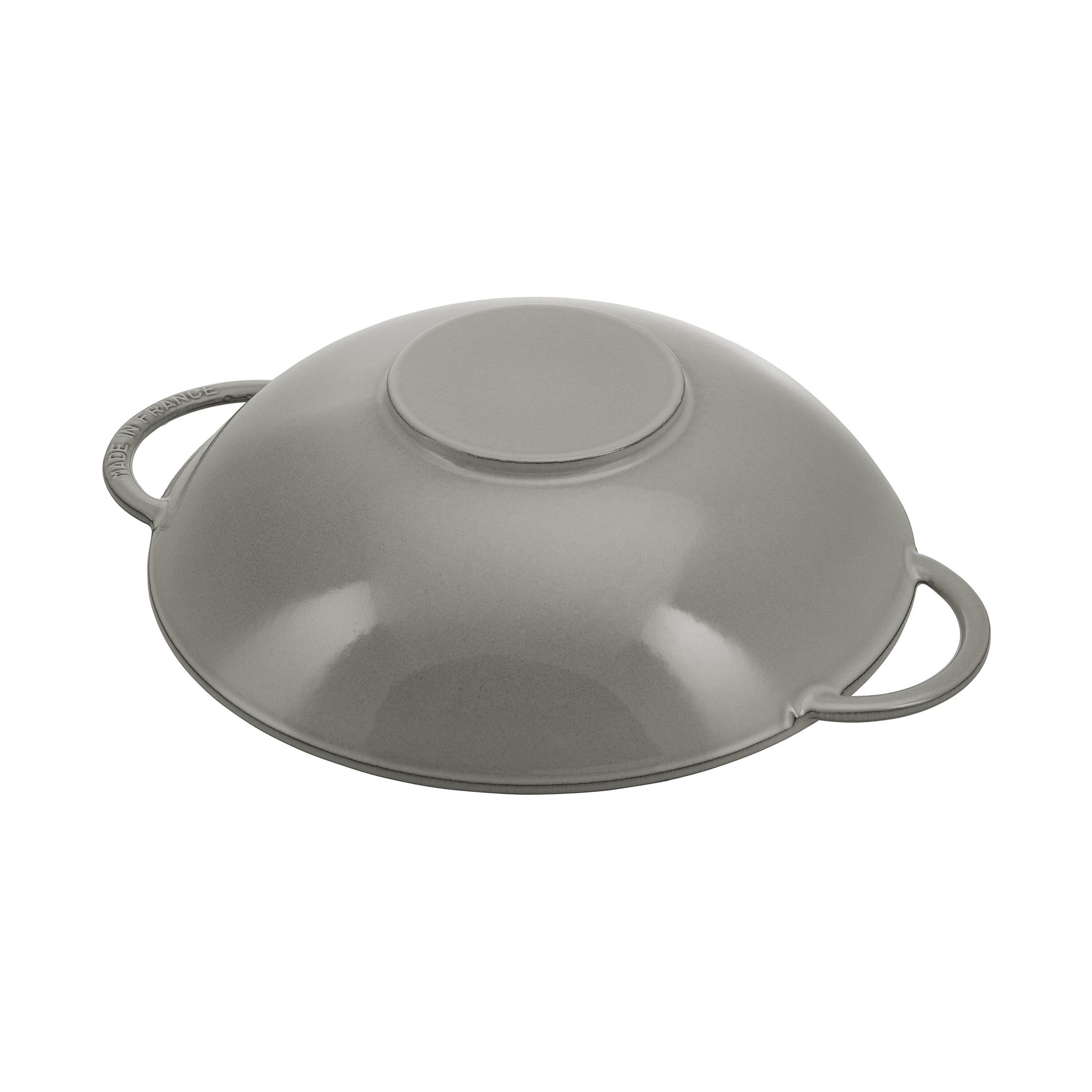 Staub        Specialities                Wok mit Glasdeckel 37 cm, rund, Graphit-Grau, Gusseisen