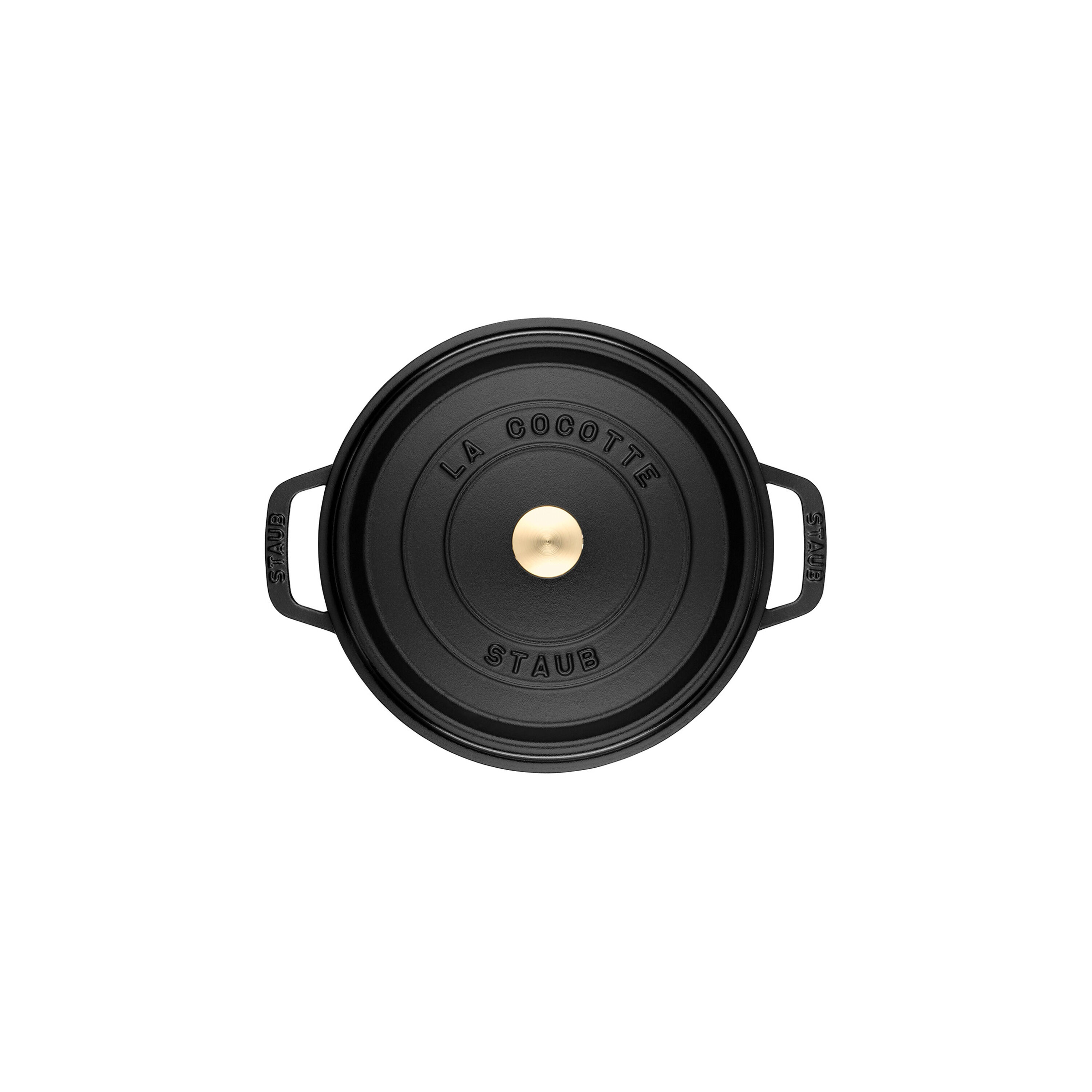 Staub        La Cocotte                Cocotte 28 cm, rund, Schwarz, Gusseisen