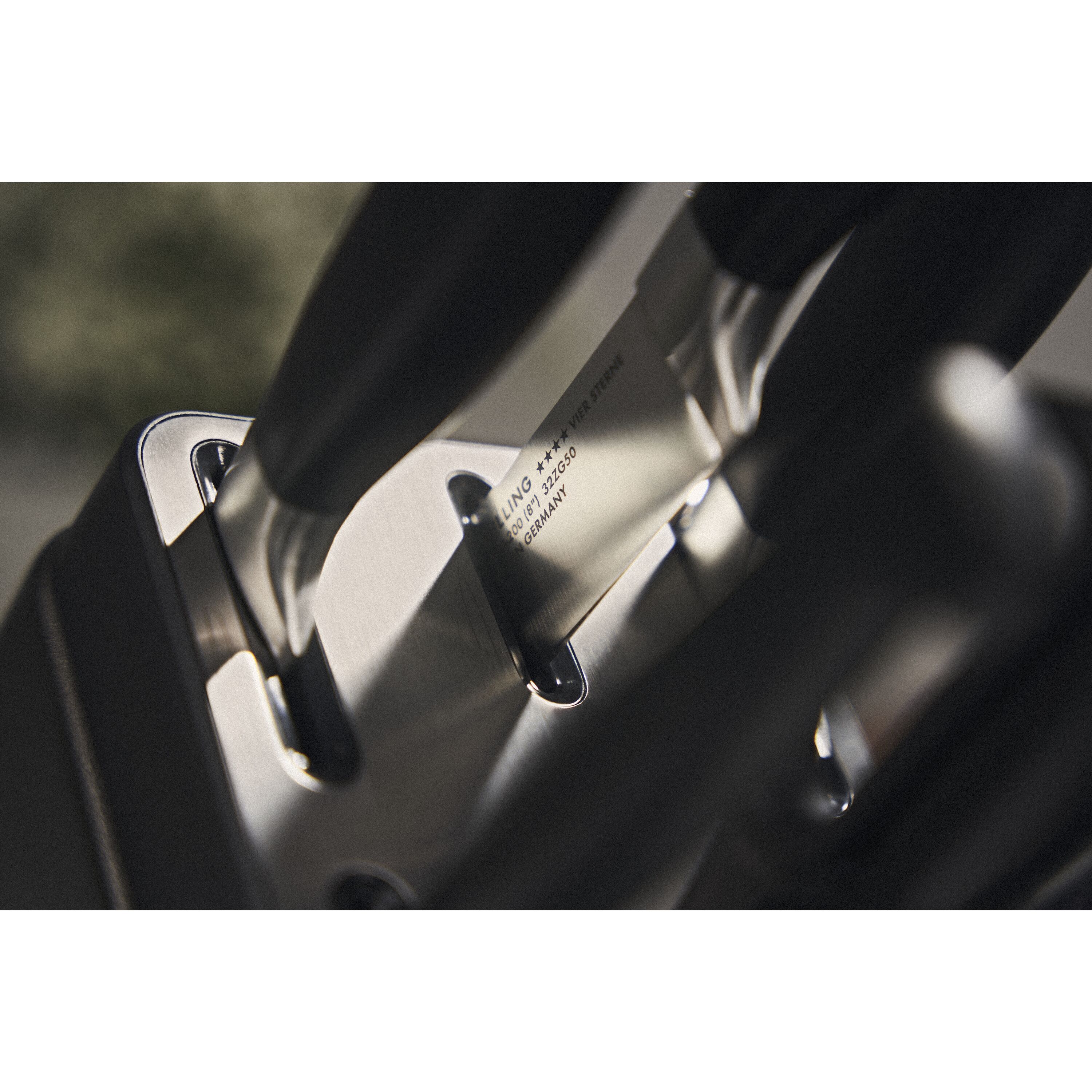 ZWILLING        **** VIER STERNE                7-tlg, Selbstschärfender Messerblock, Anthrazit