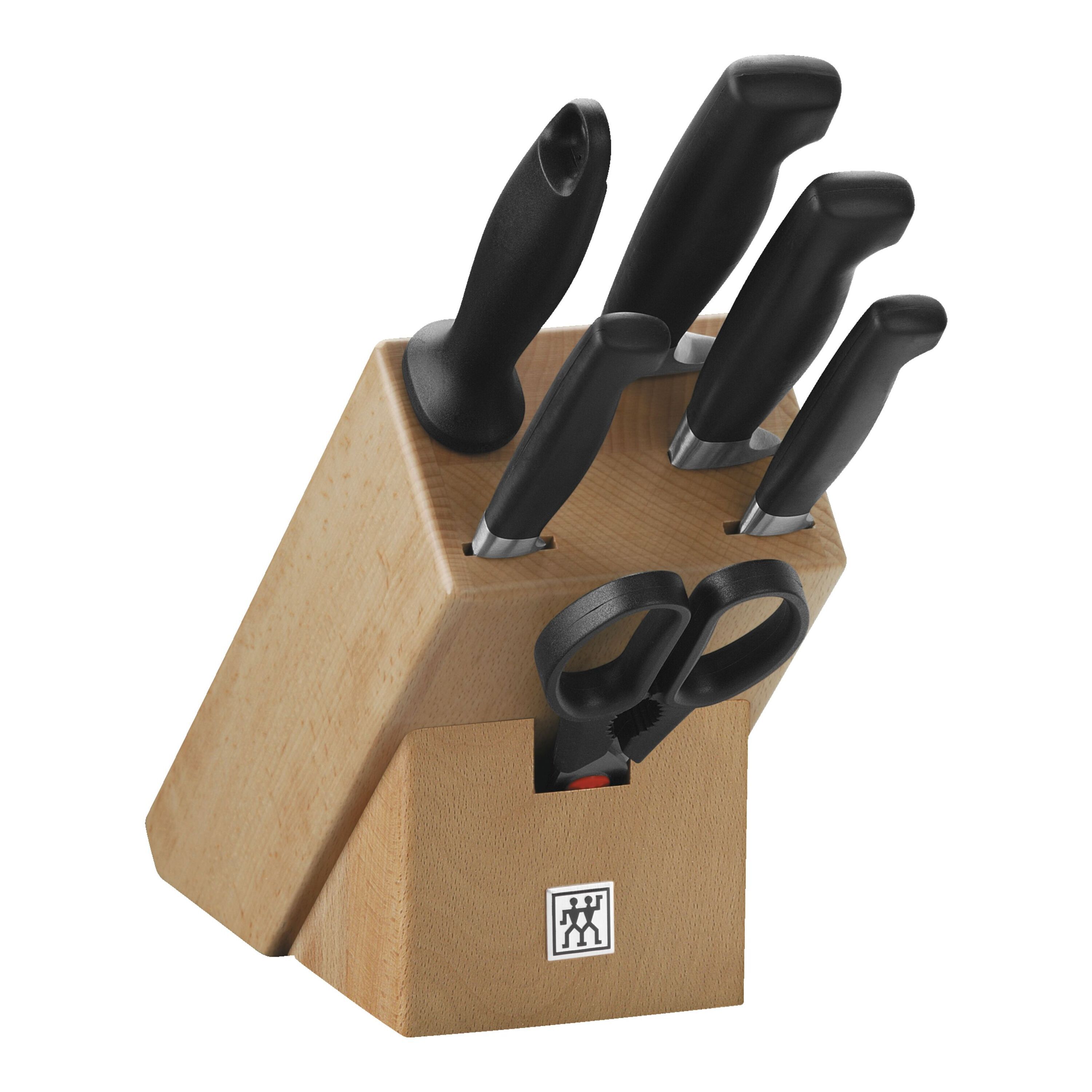 ZWILLING        **** VIER STERNE                7-tlg, Messerblockset, Natur