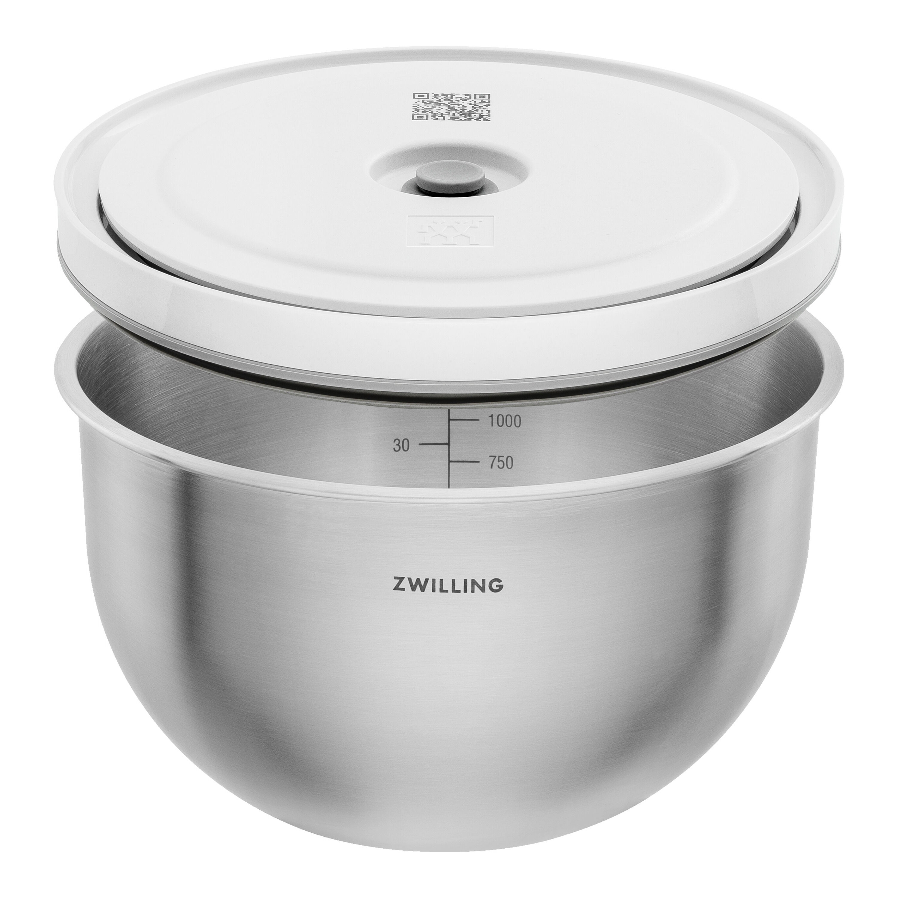 ZWILLING        Fresh & Save BOWLS                Vakuumschüssel M / 18 cm, Edelstahl, Silber