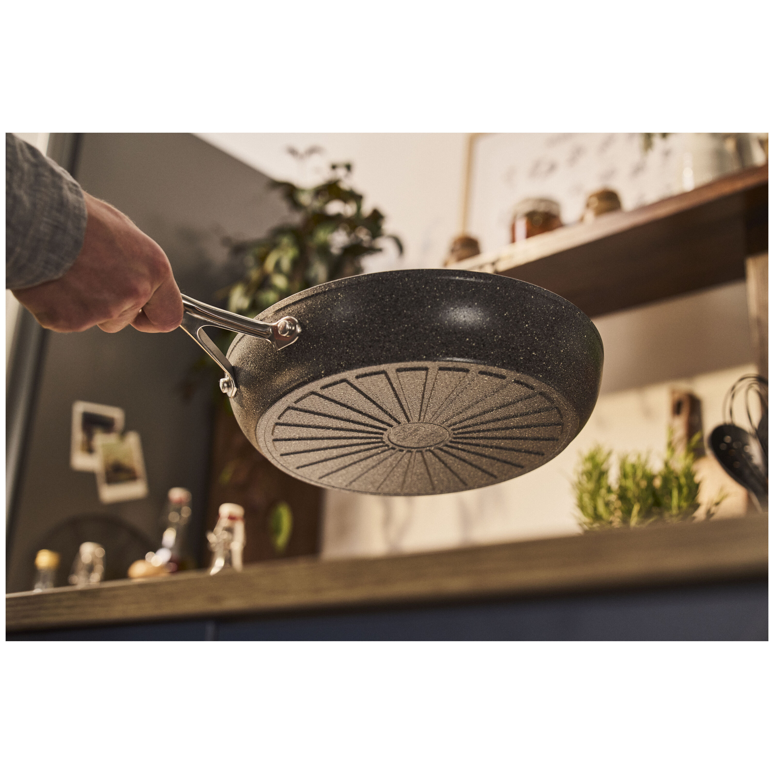 BALLARINI        Salina                Bratpfanne, 28 cm, Aluminium, Titanverstärkte keramische Antihaftbeschichtung