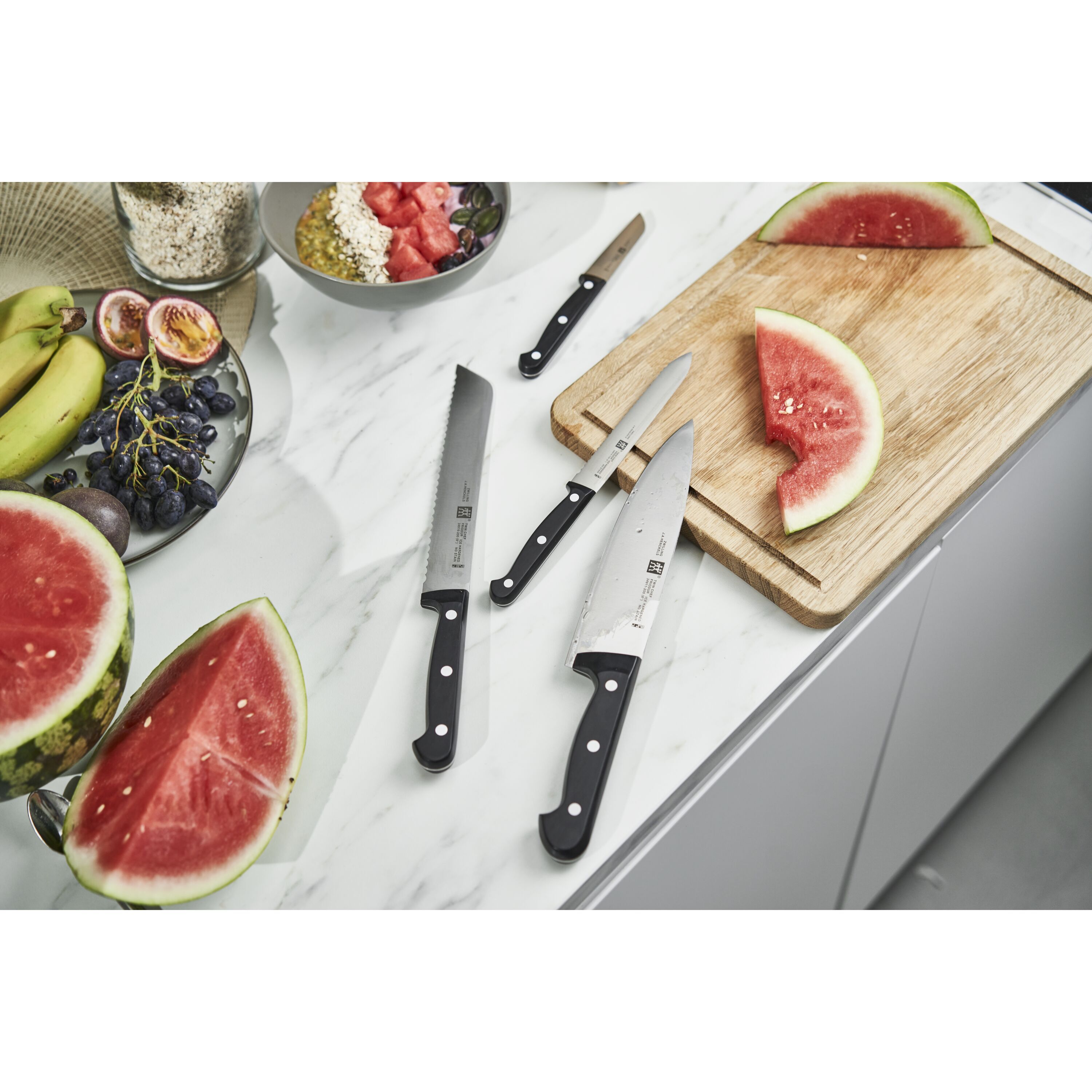 ZWILLING        TWIN Chef 2                9-tlg, Messerblockset, Anthrazit