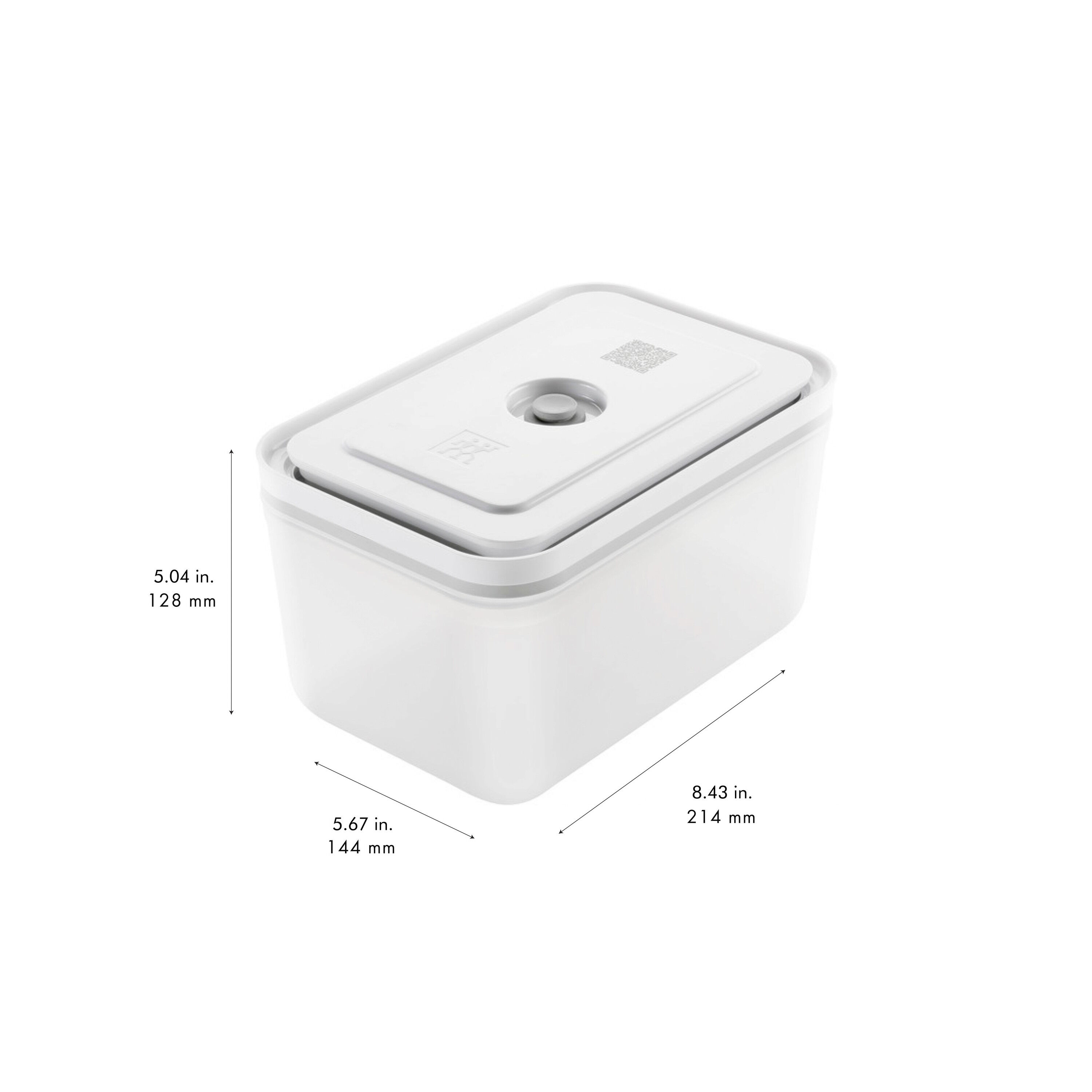 ZWILLING        Fresh & Save                Vakuum Boxset, S/M/L / 3-tlg, Kunststoff, Semitransparent-Grau