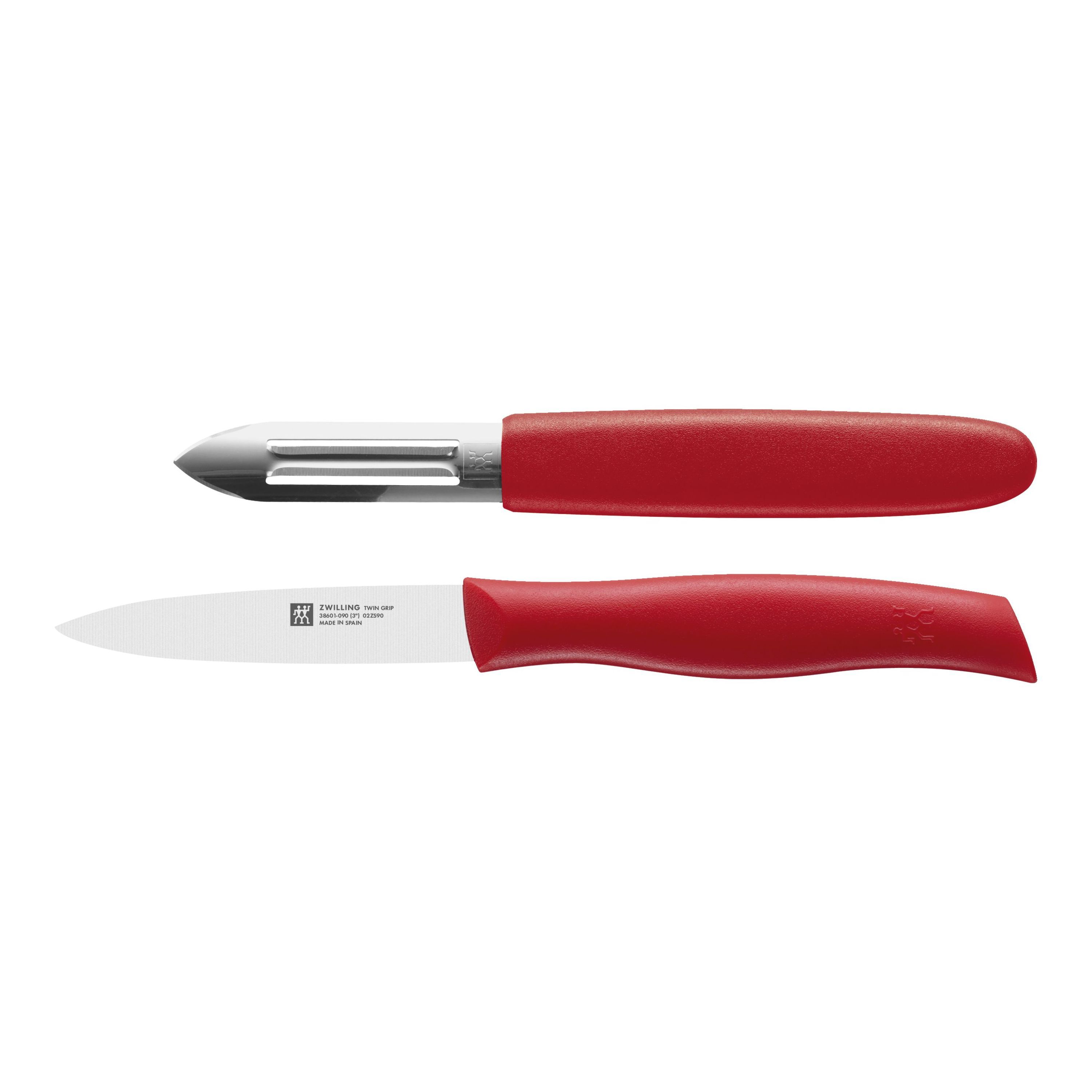 ZWILLING        TWIN Grip                Messerset 2-tlg, Rot