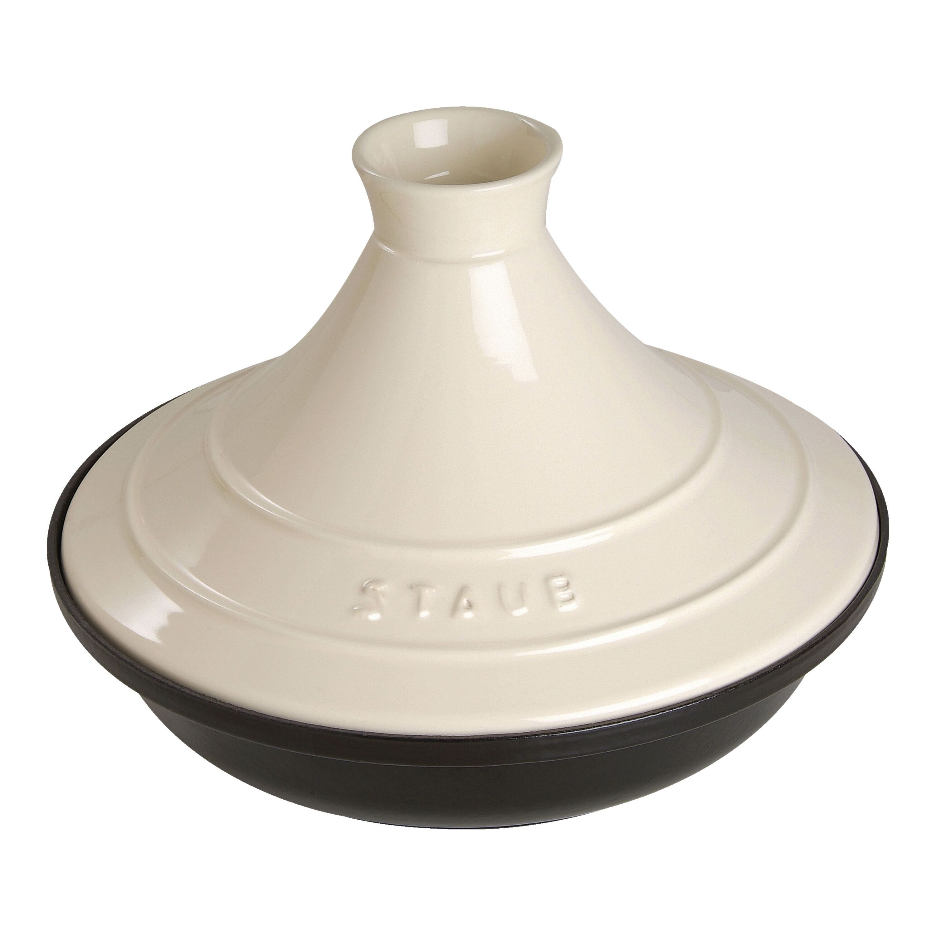 Staub        Specialities                Tajine 28 cm, rund, Cream, Gusseisen