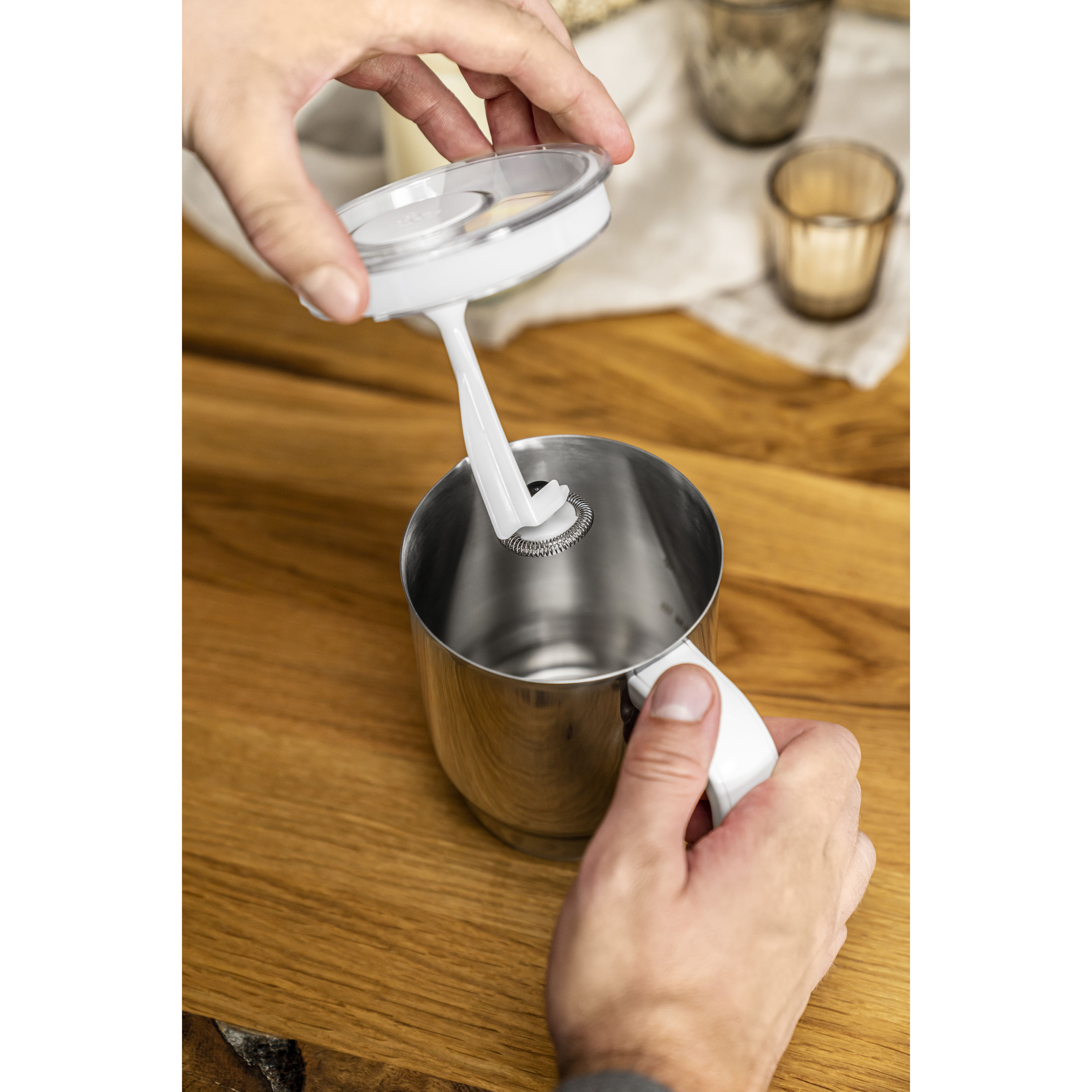 ZWILLING        Enfinigy                Milchaufschäumer, 400 ml, Silber