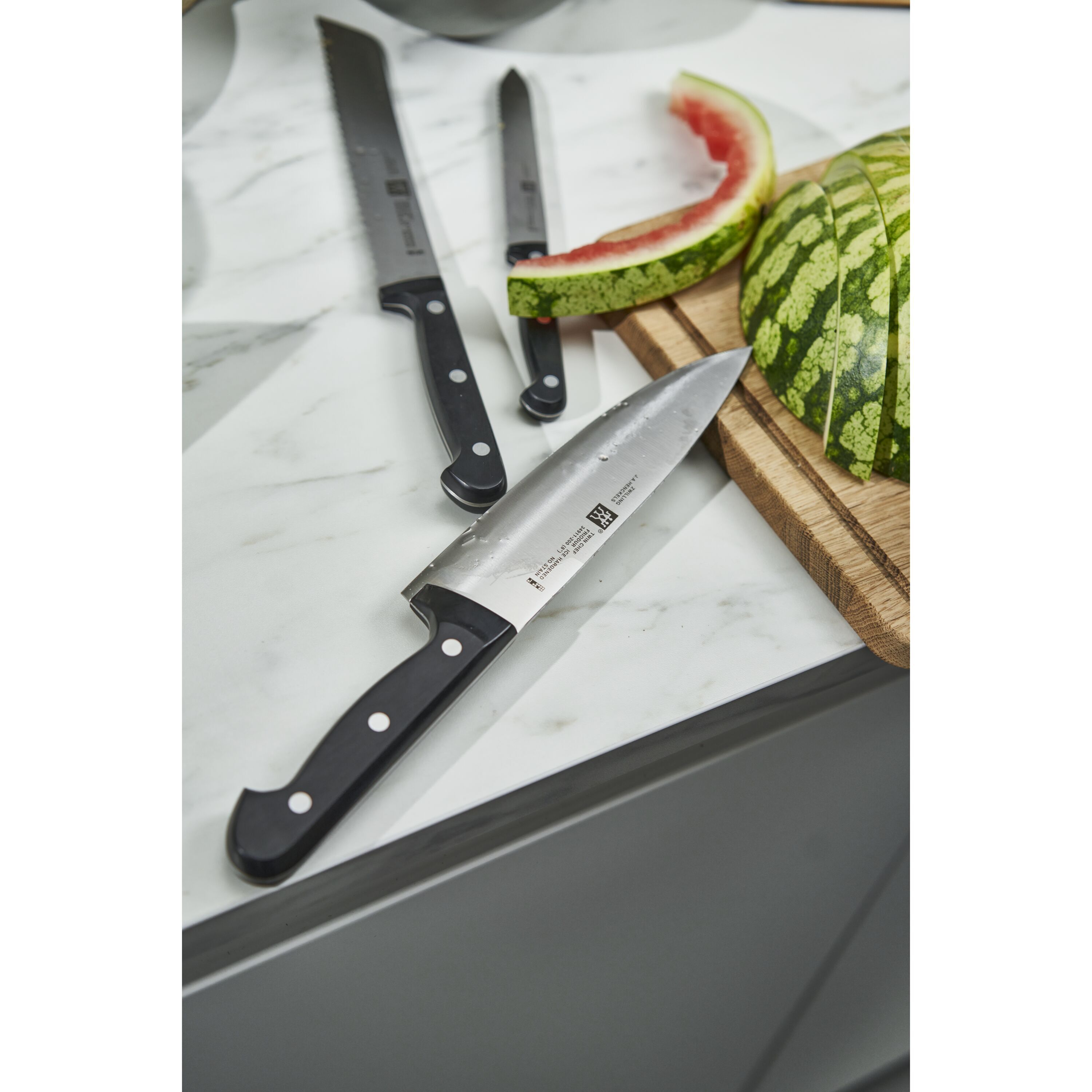 ZWILLING        TWIN Chef 2                9-tlg, Messerblockset, Anthrazit