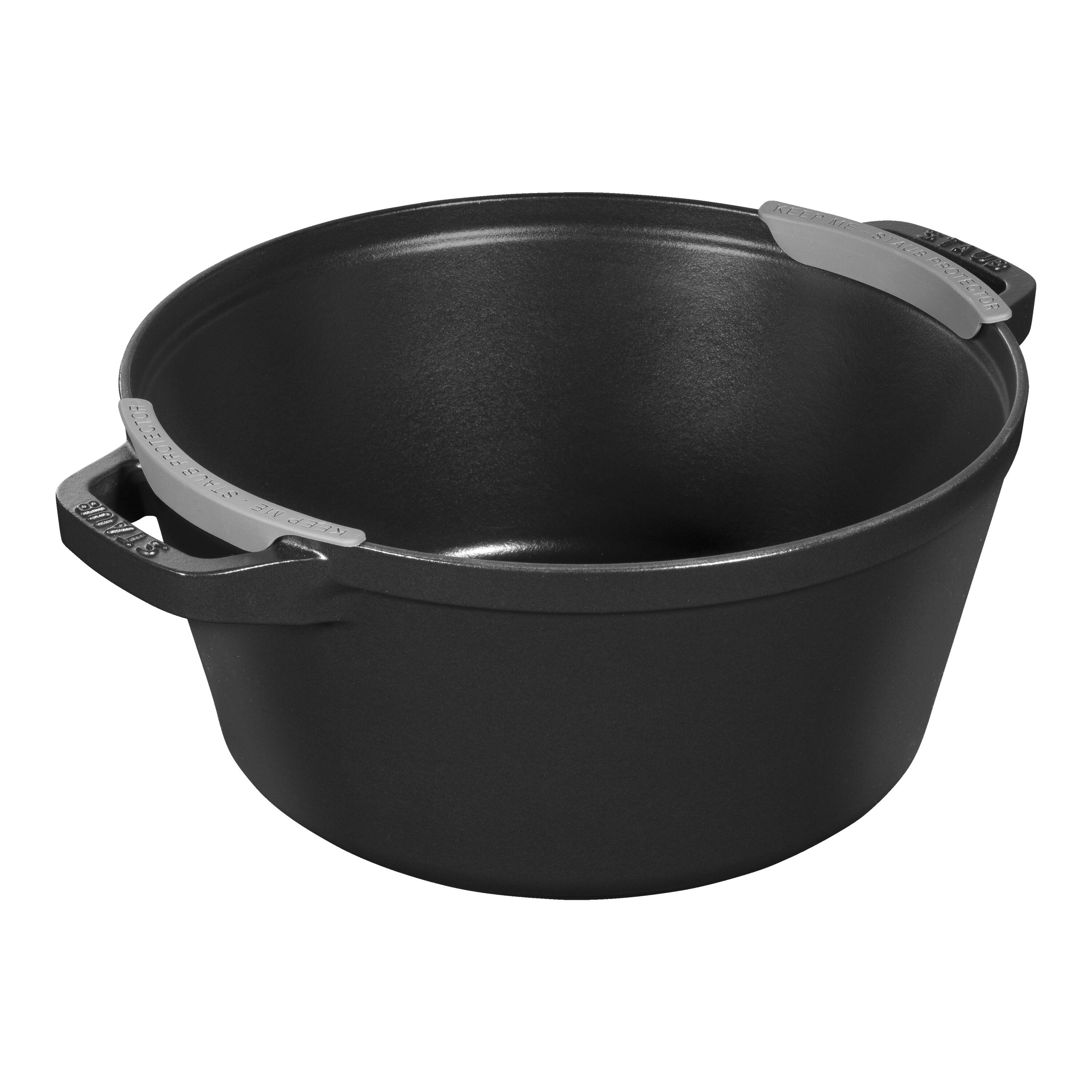 Staub        Stackable Set                Kochtopfset 2-tlg, rund, Schwarz, Gusseisen