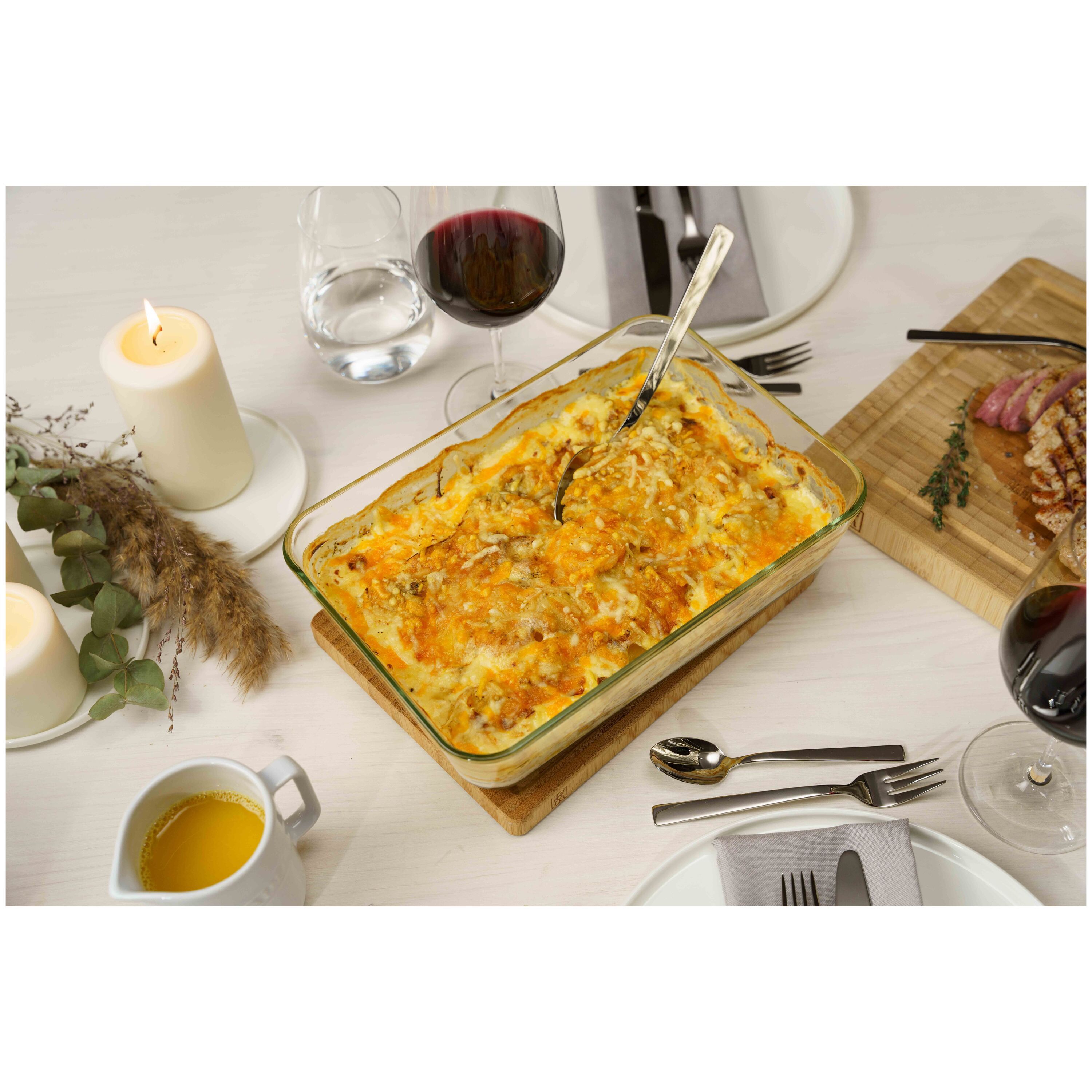 ZWILLING        Fresh & Save                Vakuum Auflaufform, Glas, Rot