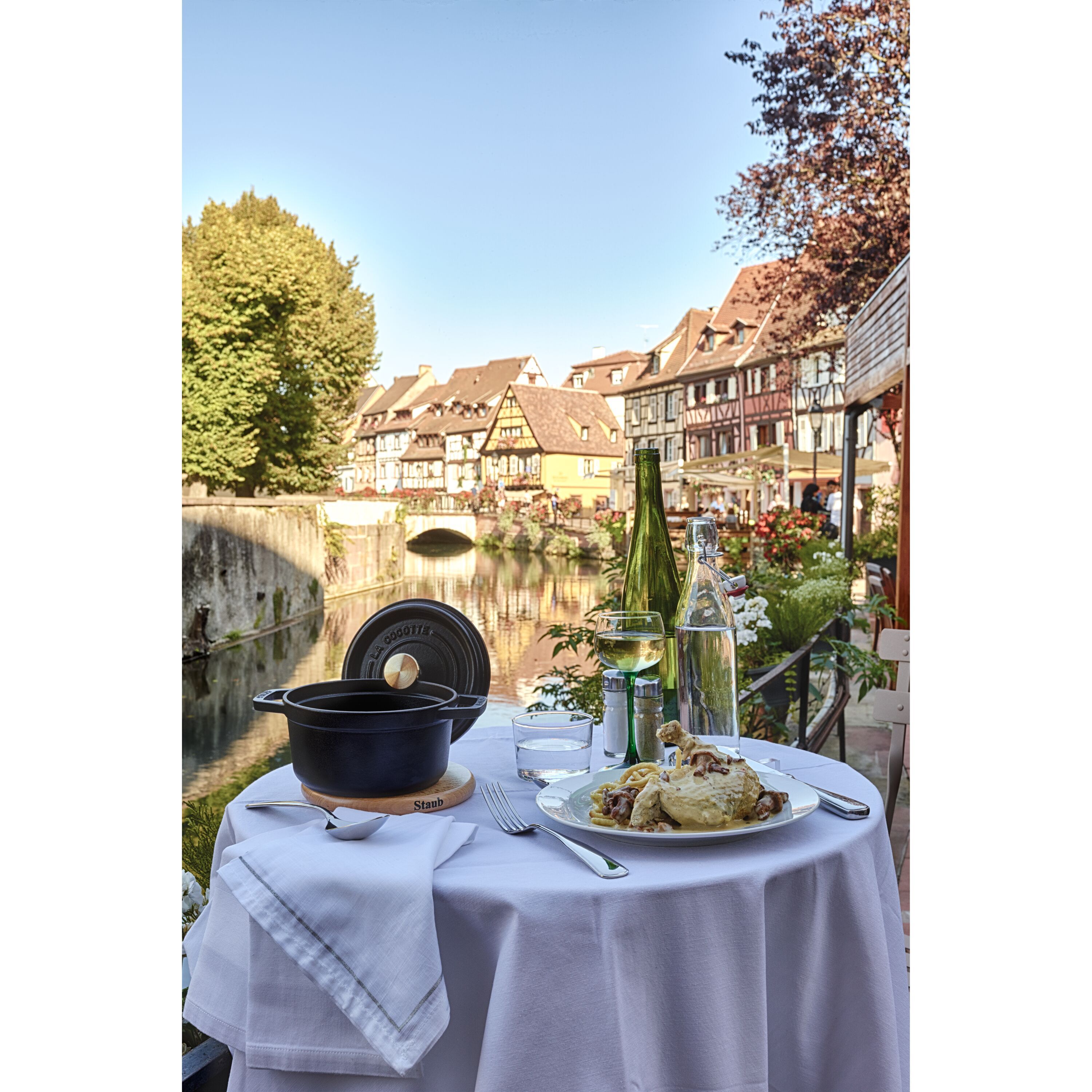 Staub        La Cocotte                Cocotte 16 cm, rund, Schwarz, Gusseisen