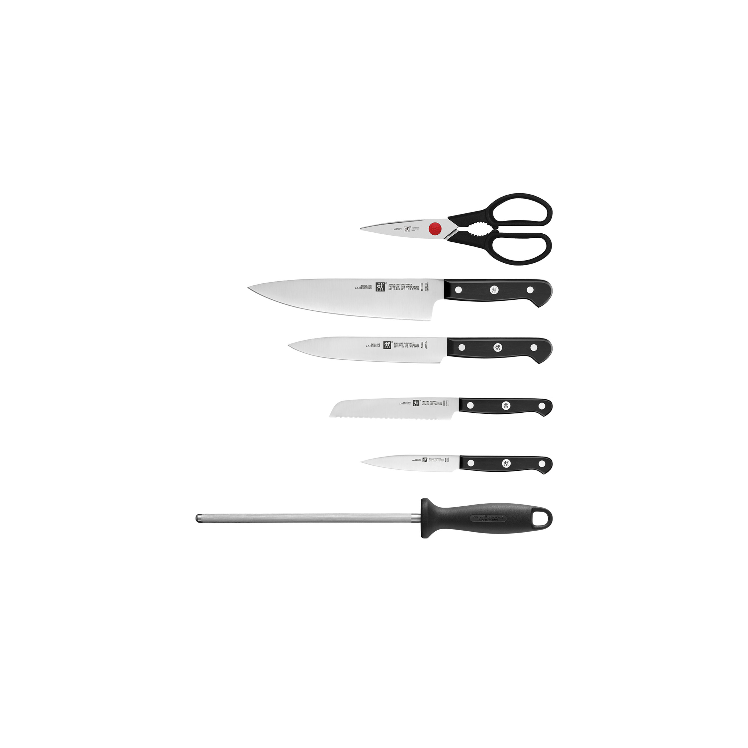 ZWILLING        Gourmet                7-tlg, Messerblockset, Natur