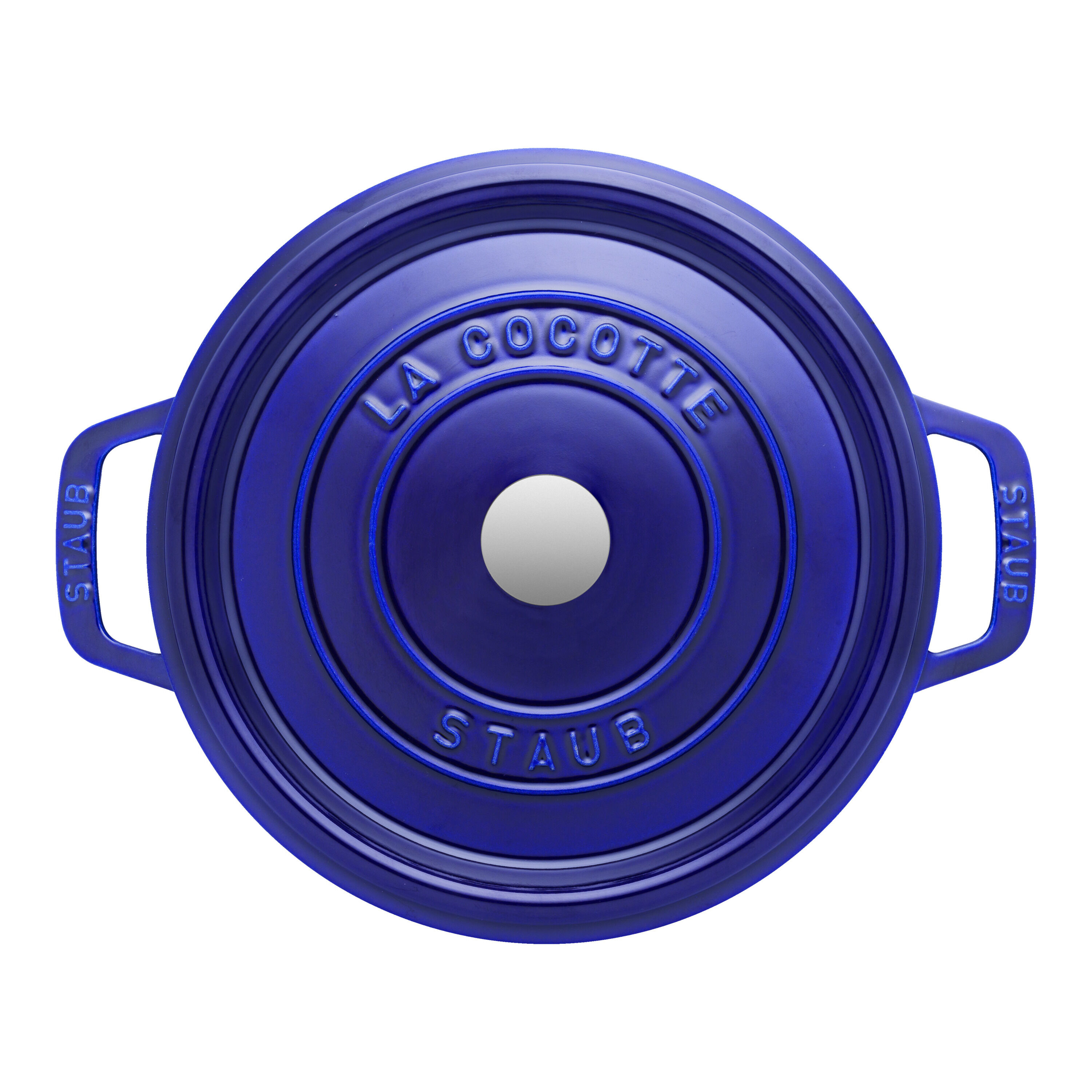Staub        La Cocotte                Cocotte 24 cm, rund, Dunkelblau, Gusseisen