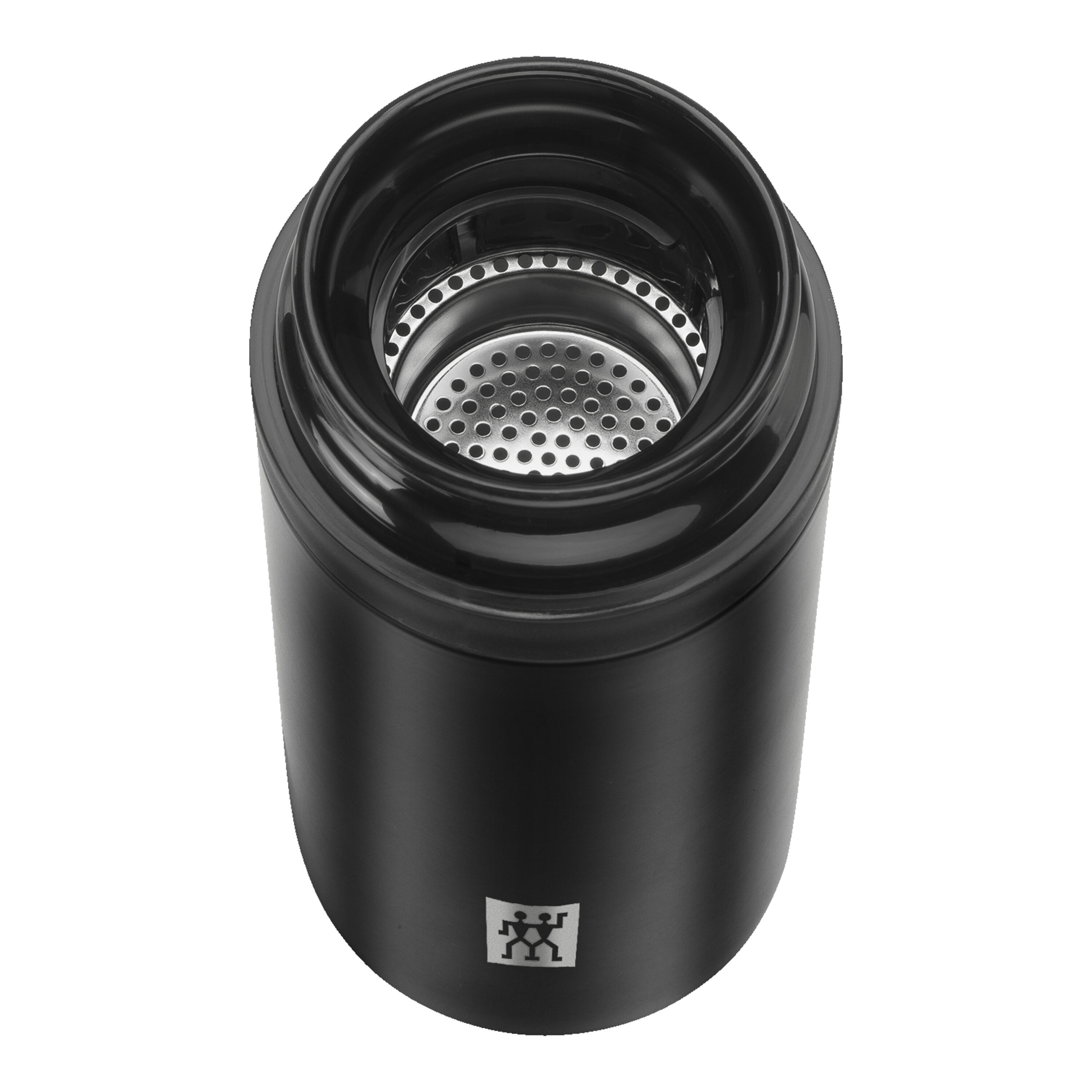 ZWILLING        Thermo                Isolierflasche für Tee & Infused Water, 420 ml, Edelstahl, Schwarz