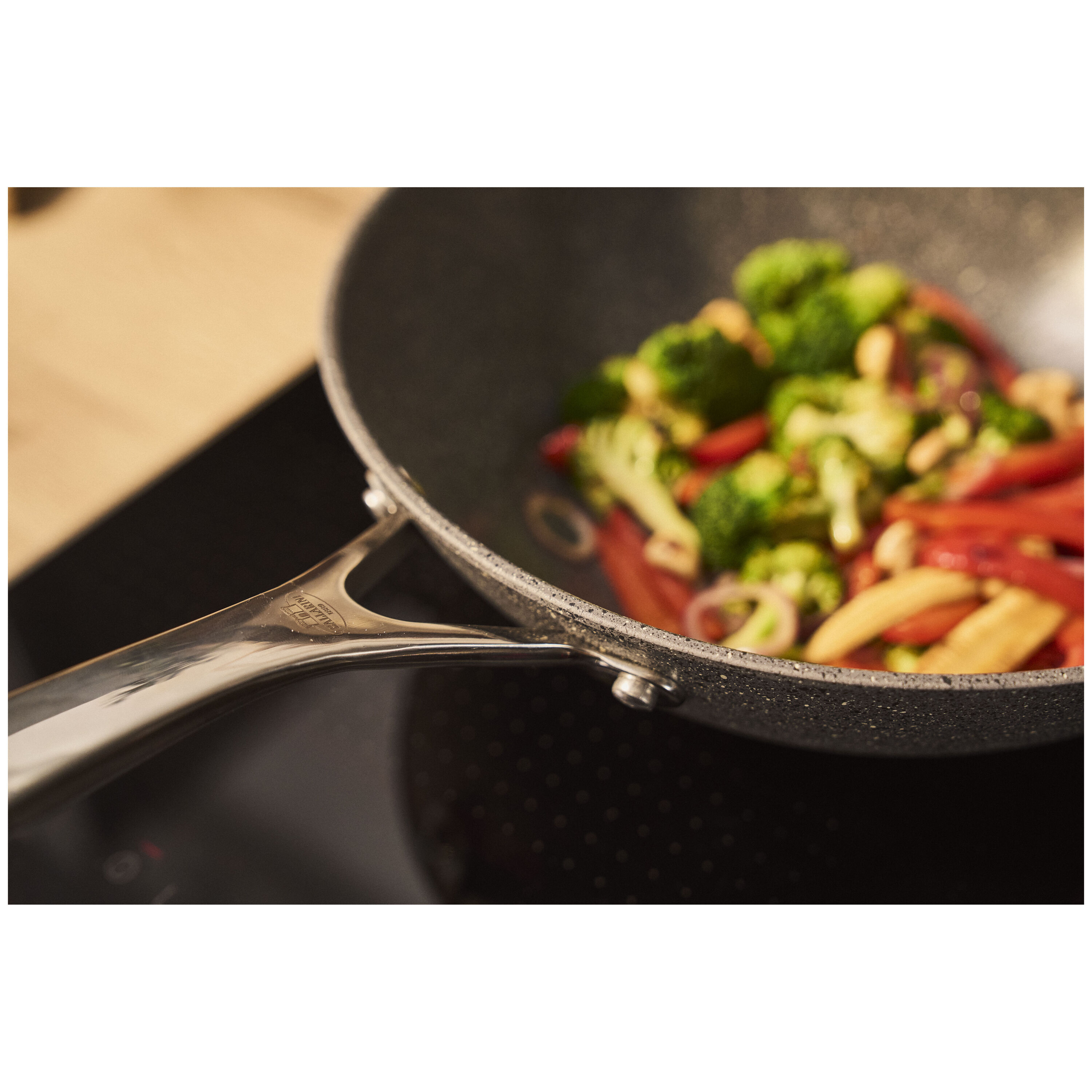 BALLARINI        Salina                Wok, 30 cm, Aluminium, Titanverstärkte keramische Antihaftbeschichtung