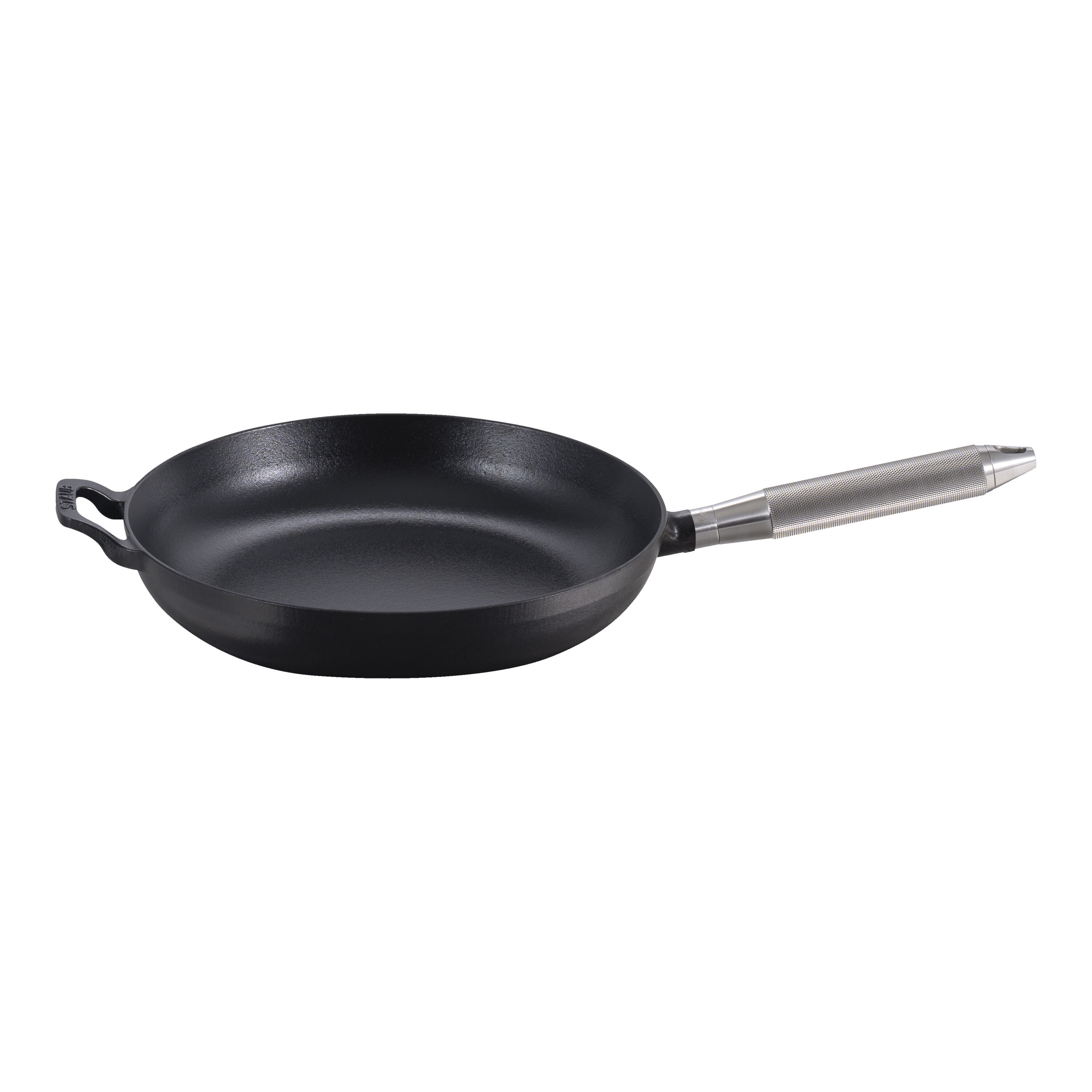 Staub        Pans                Bratpfanne Buster+Punch 28 cm, rund, Schwarz, Gusseisen