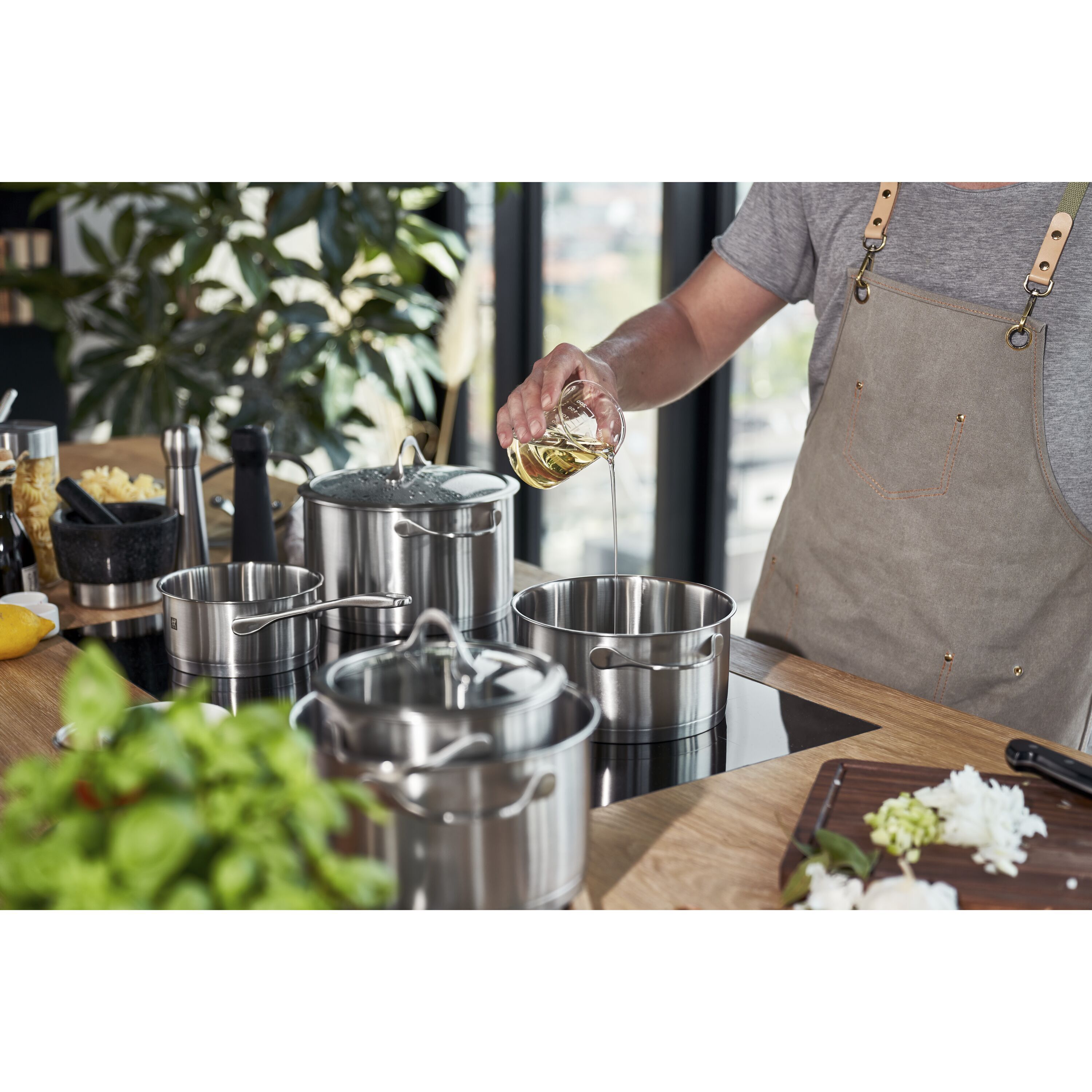 ZWILLING        Essence                Kochtopfset 5-tlg, 18/10 Edelstahl