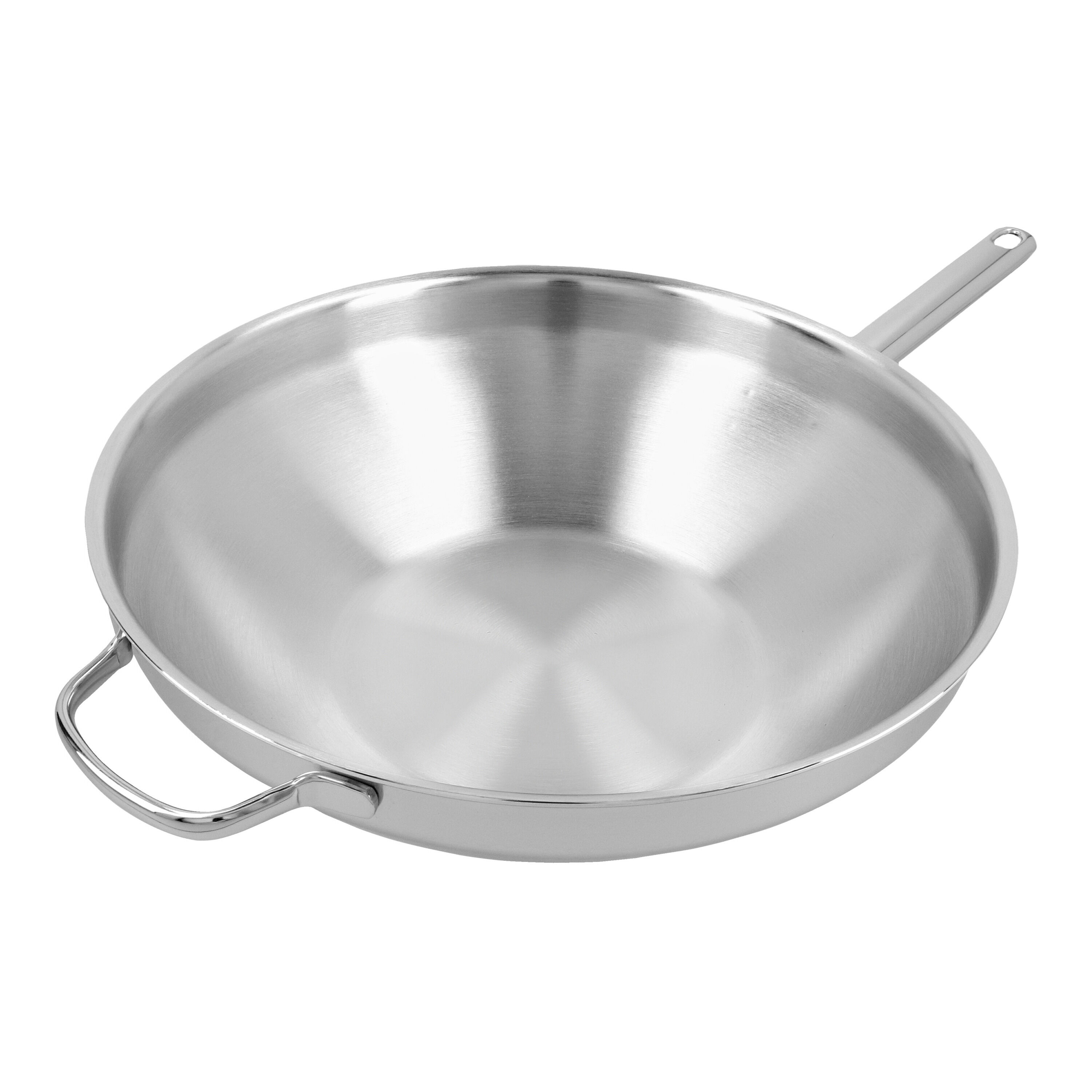 Demeyere        Apollo 7                Wok flacher Boden 32 cm, 18/10 Edelstahl