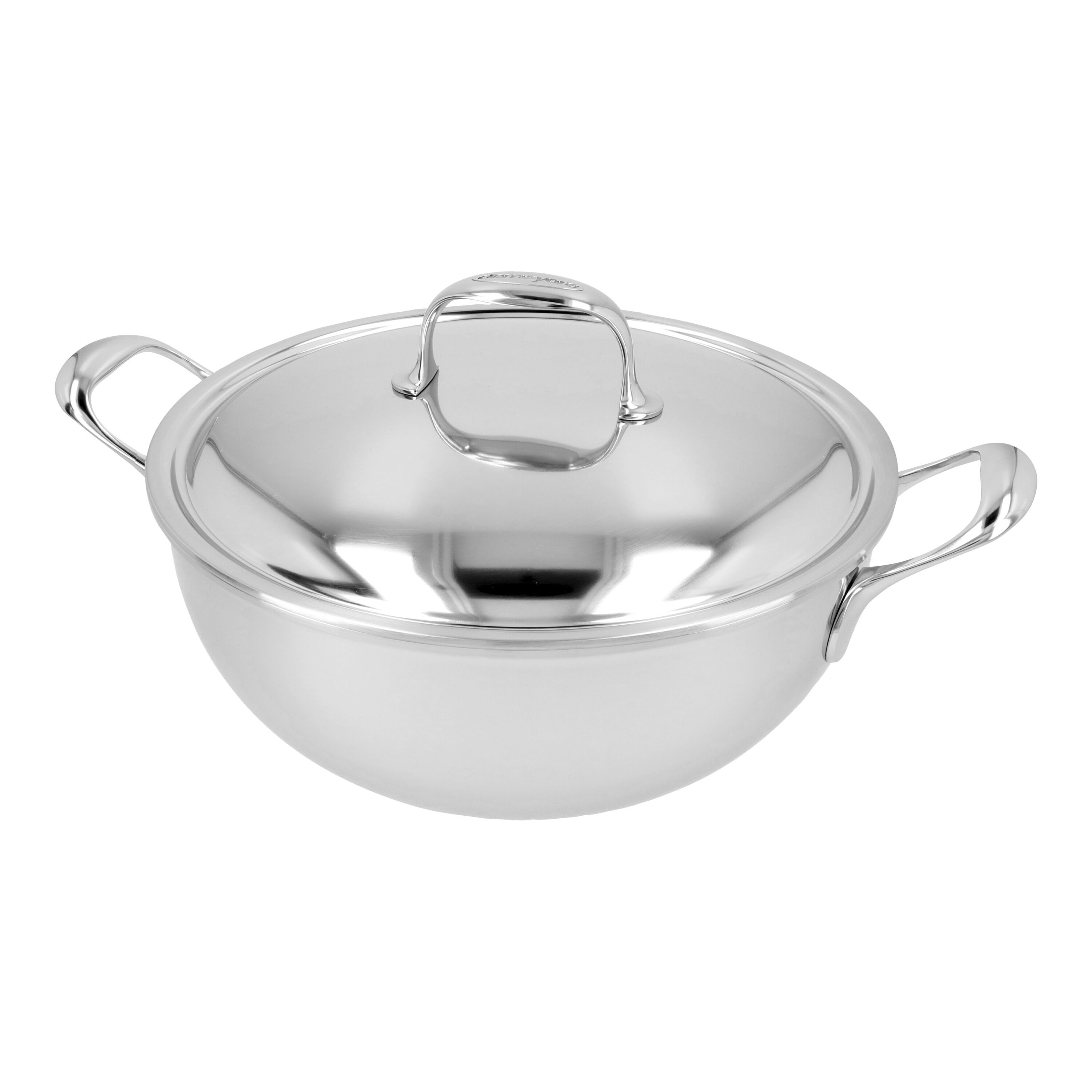 Demeyere        Atlantis 7                Servierpfanne mit doppelwandigem Deckel 28 cm, 18/10 Edelstahl