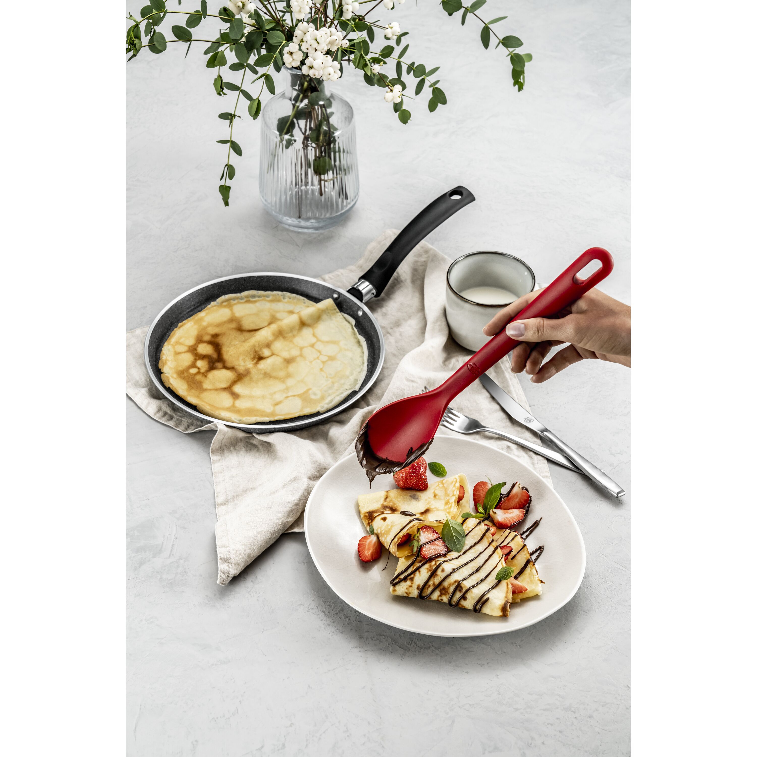 BALLARINI        Rosso                Kochlöffel, 31 cm, Silikon