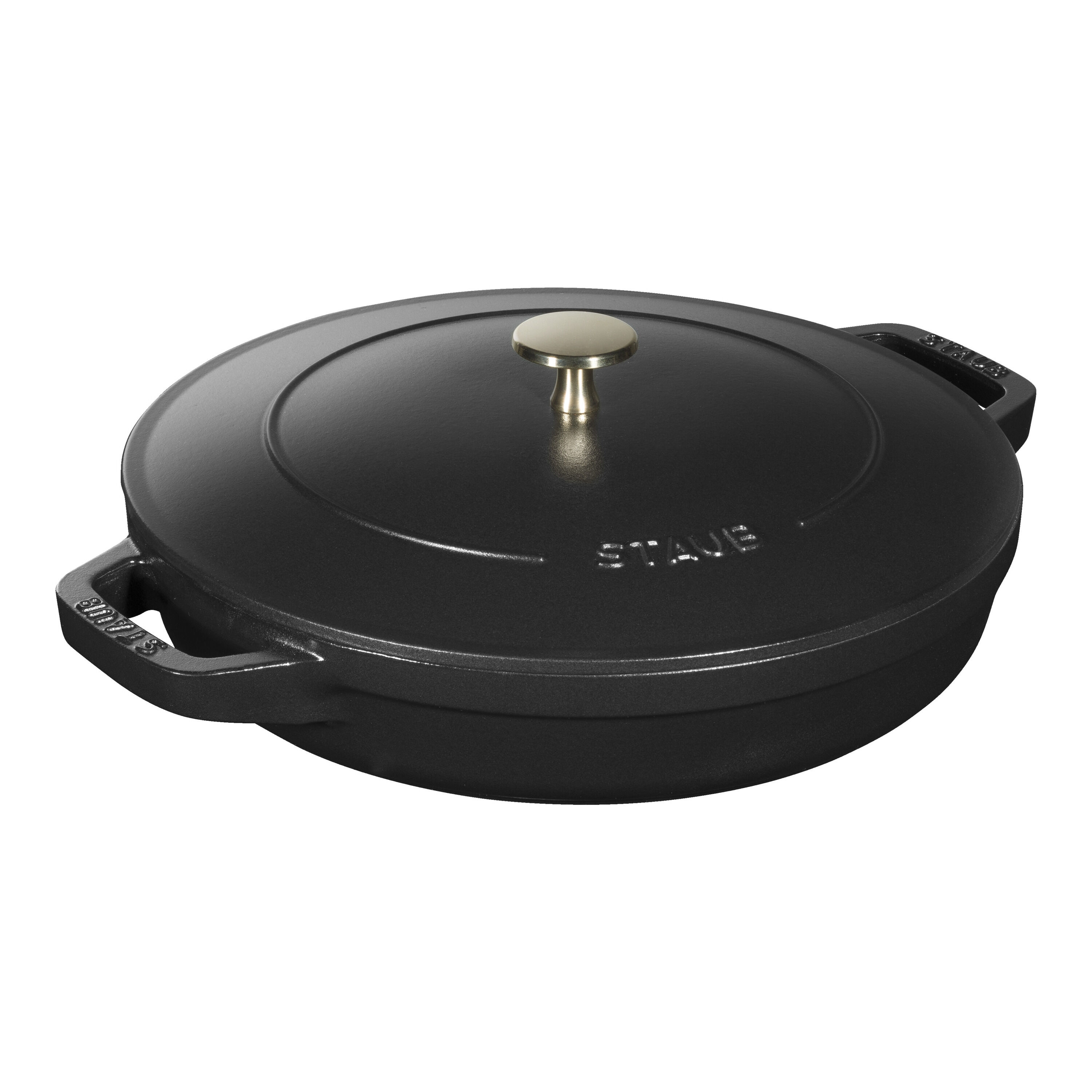 Staub        Stackable Set                Kochtopfset 3-tlg, rund, Schwarz, Gusseisen
