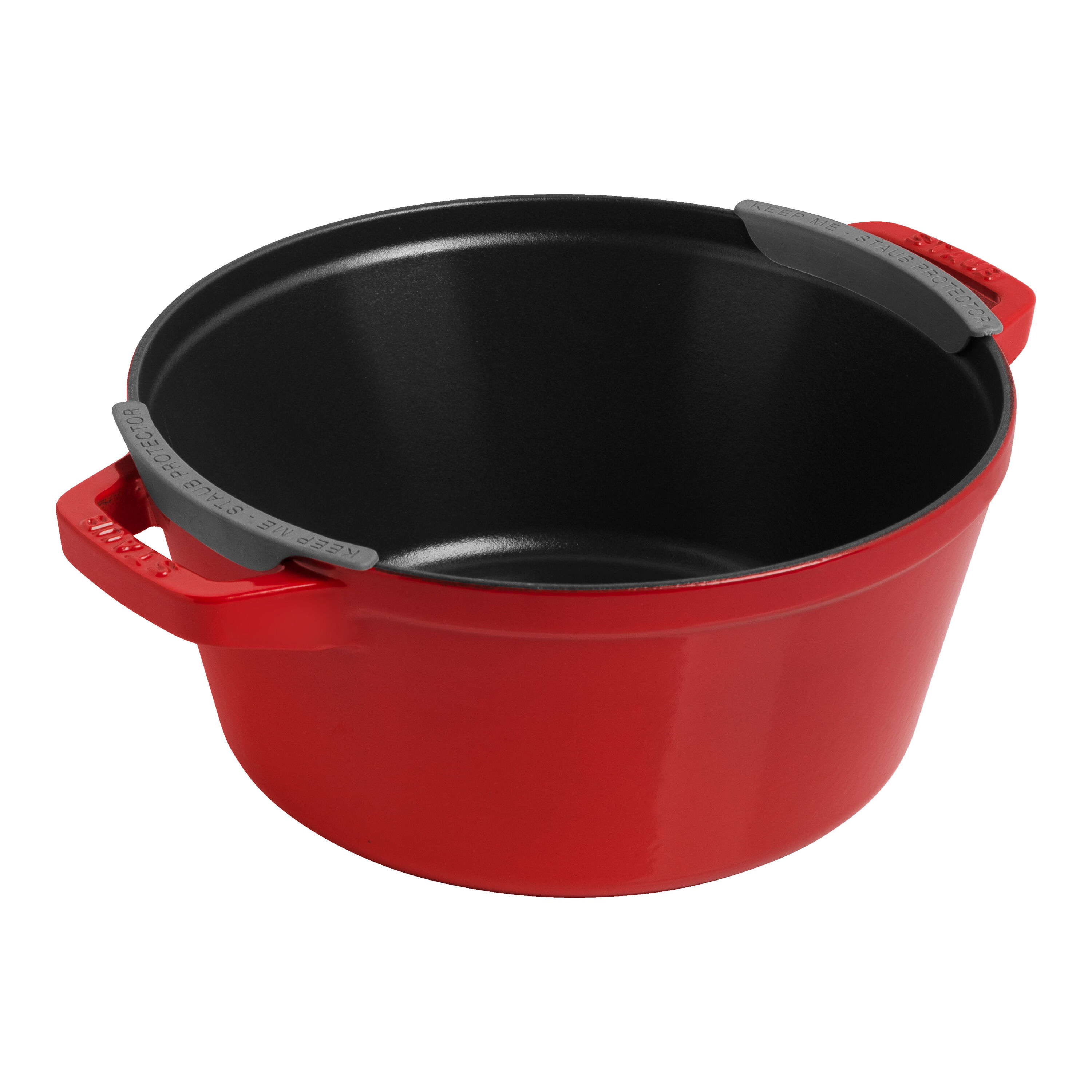 Staub        Stackable Set                Kochtopfset Stackable 3-tlg, rund, Kirsch-Rot, Gusseisen