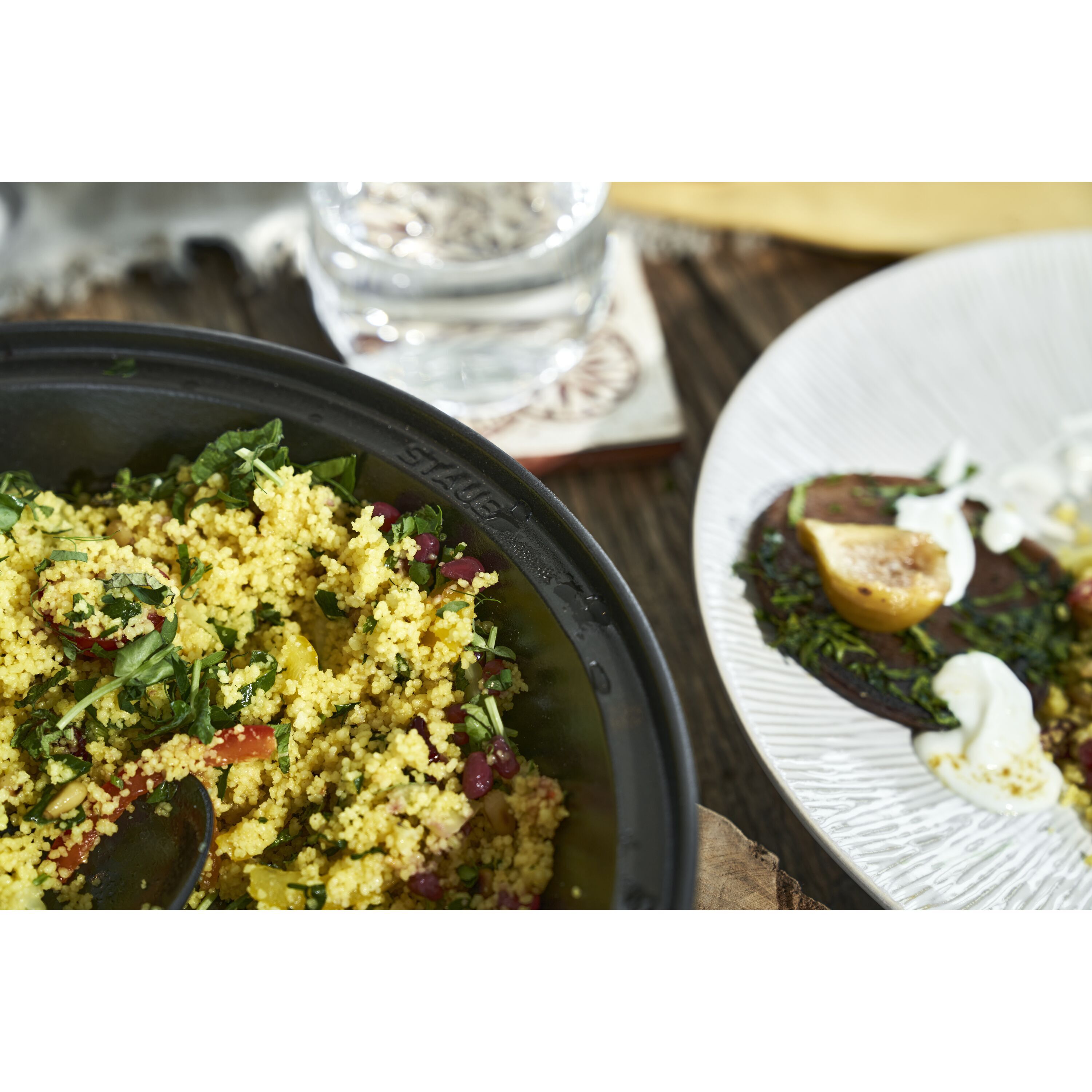 Staub        Specialities                Tajine 28 cm, rund, Cream, Gusseisen