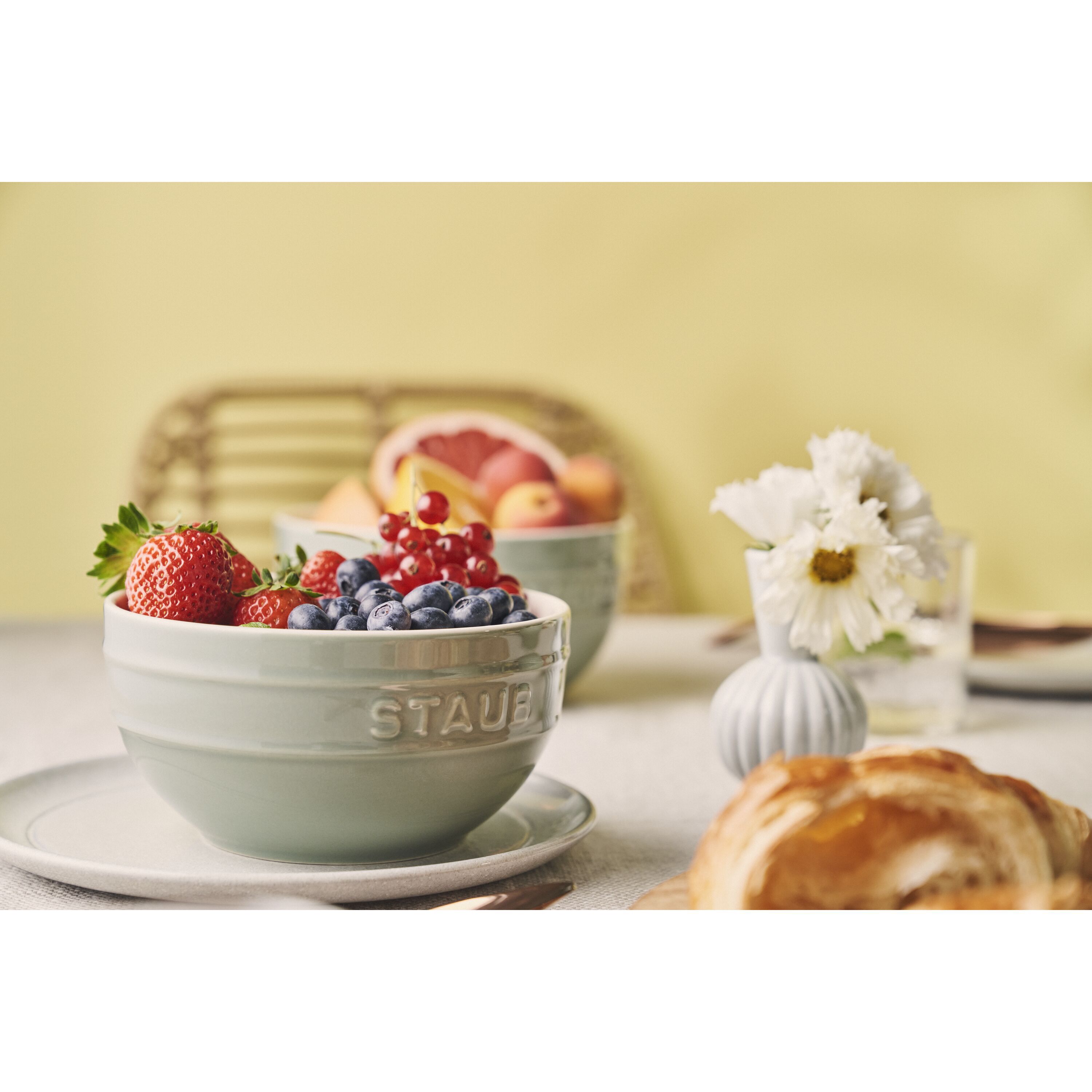 Staub        Ceramique                Schüssel Set 12 cm / 4-tlg, Eukalyptus, Keramik