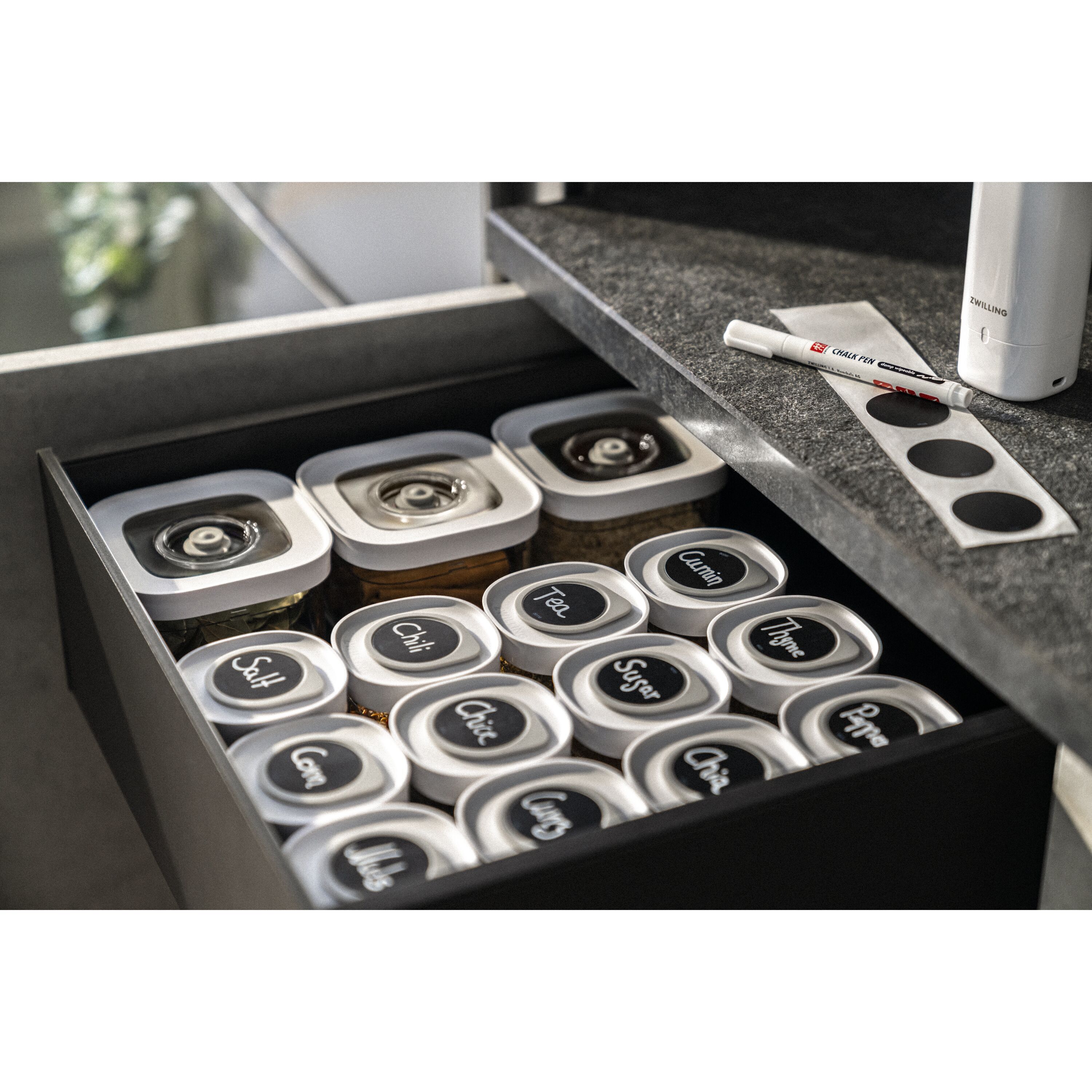 ZWILLING        Fresh & Save CUBE                CUBE Set, XS / 3-tlg, Transparent-Weiß