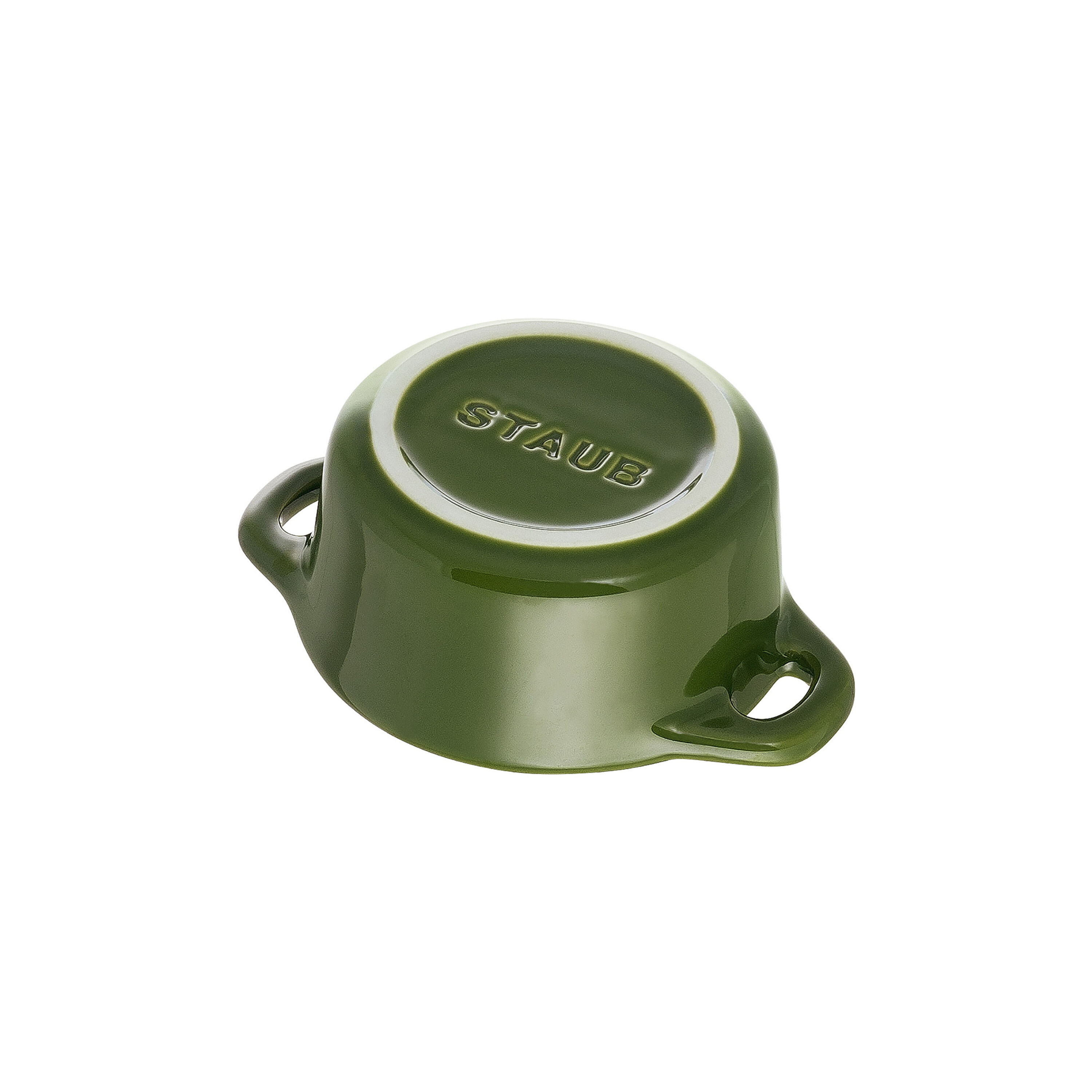 Staub        Ceramique                Mini Cocotte 10 cm, rund, Basilikum-Grün, Keramik