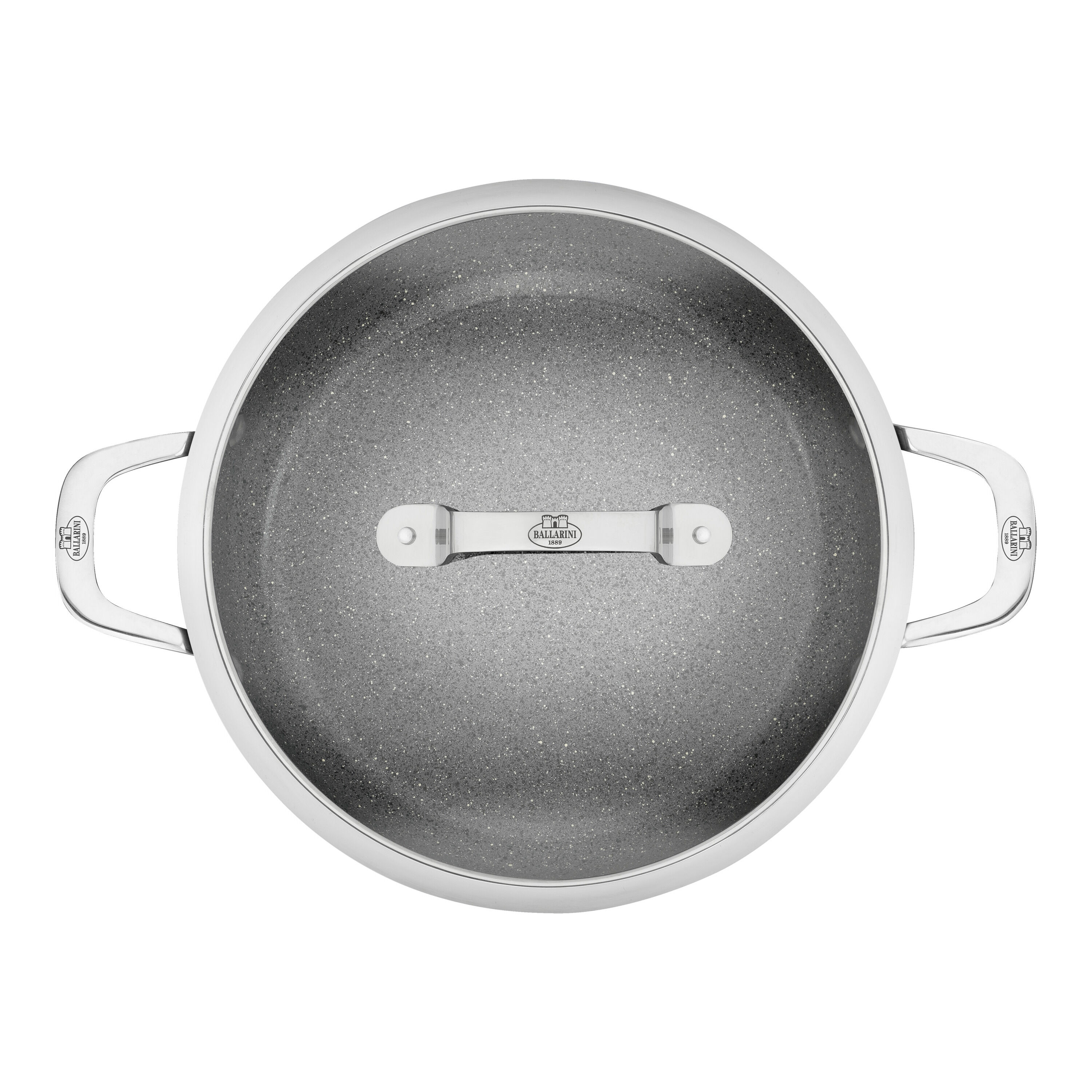 BALLARINI        Salina                Servierpfanne mit Deckel, 28 cm, Aluminium, Titanverstärkte keramische Antihaftbeschichtung