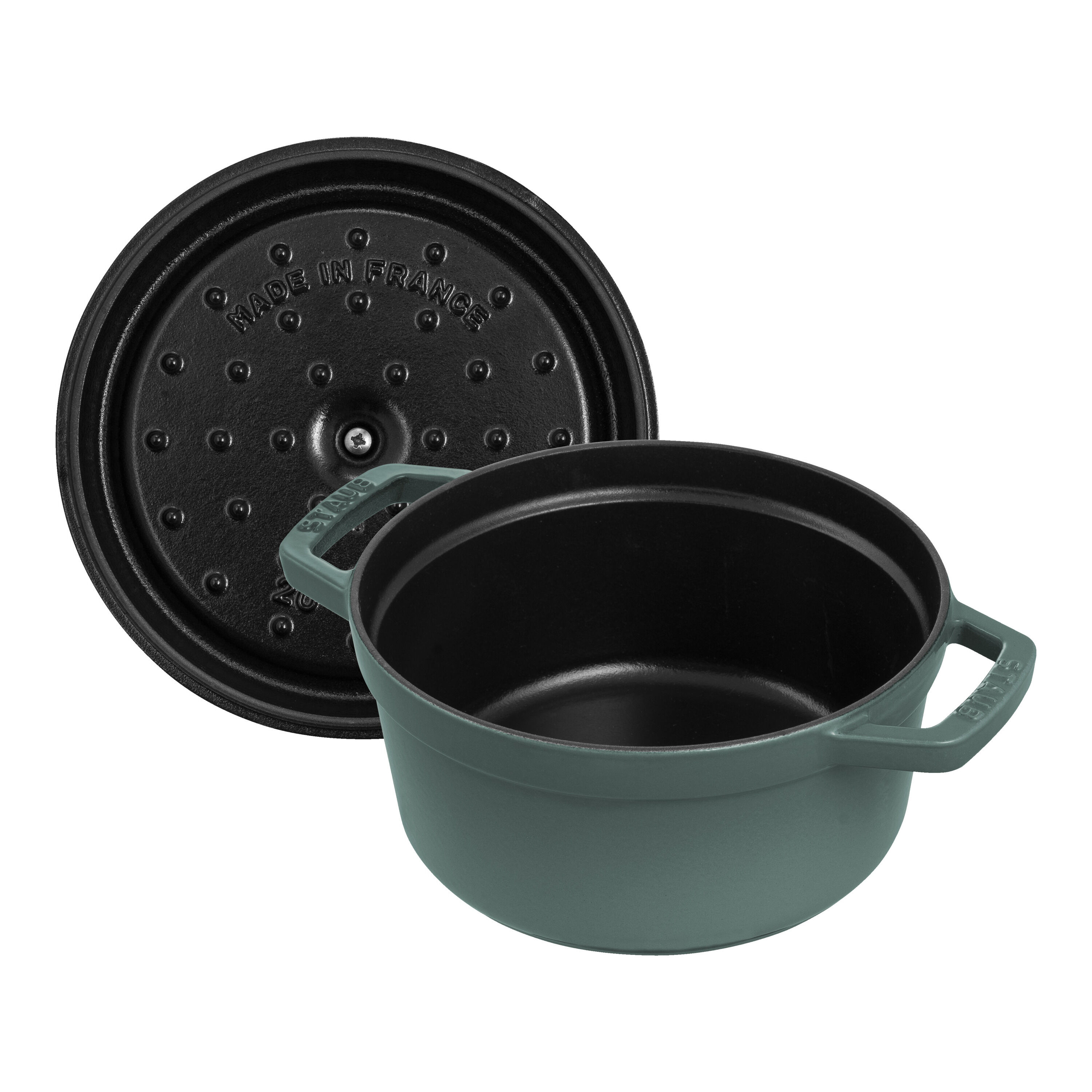 Staub        La Cocotte                Cocotte 20 cm, rund, Eukalyptus, Gusseisen