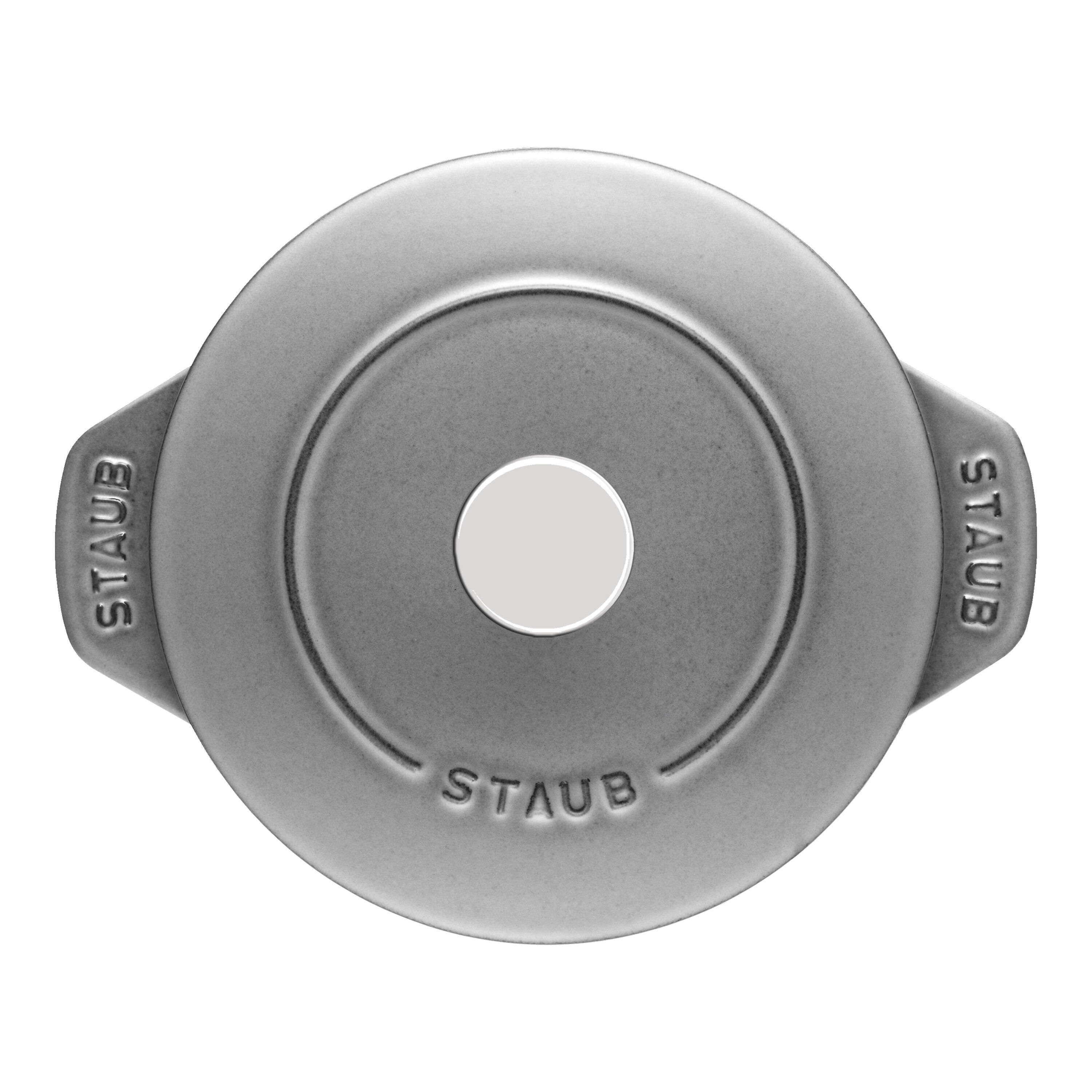 Staub        La Cocotte                Reis-Cocotte 16 cm, rund, Graphit-Grau, Gusseisen