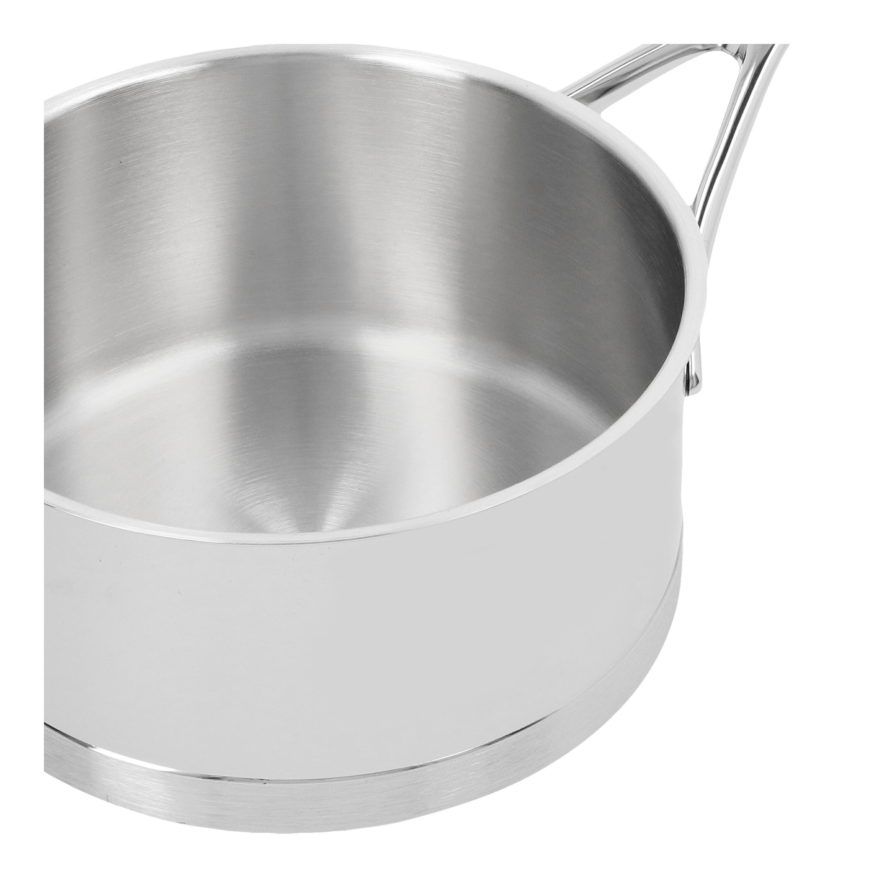 Demeyere        Atlantis 7                Stieltopf ohne Deckel 16 cm, 18/10 Edelstahl, Silber