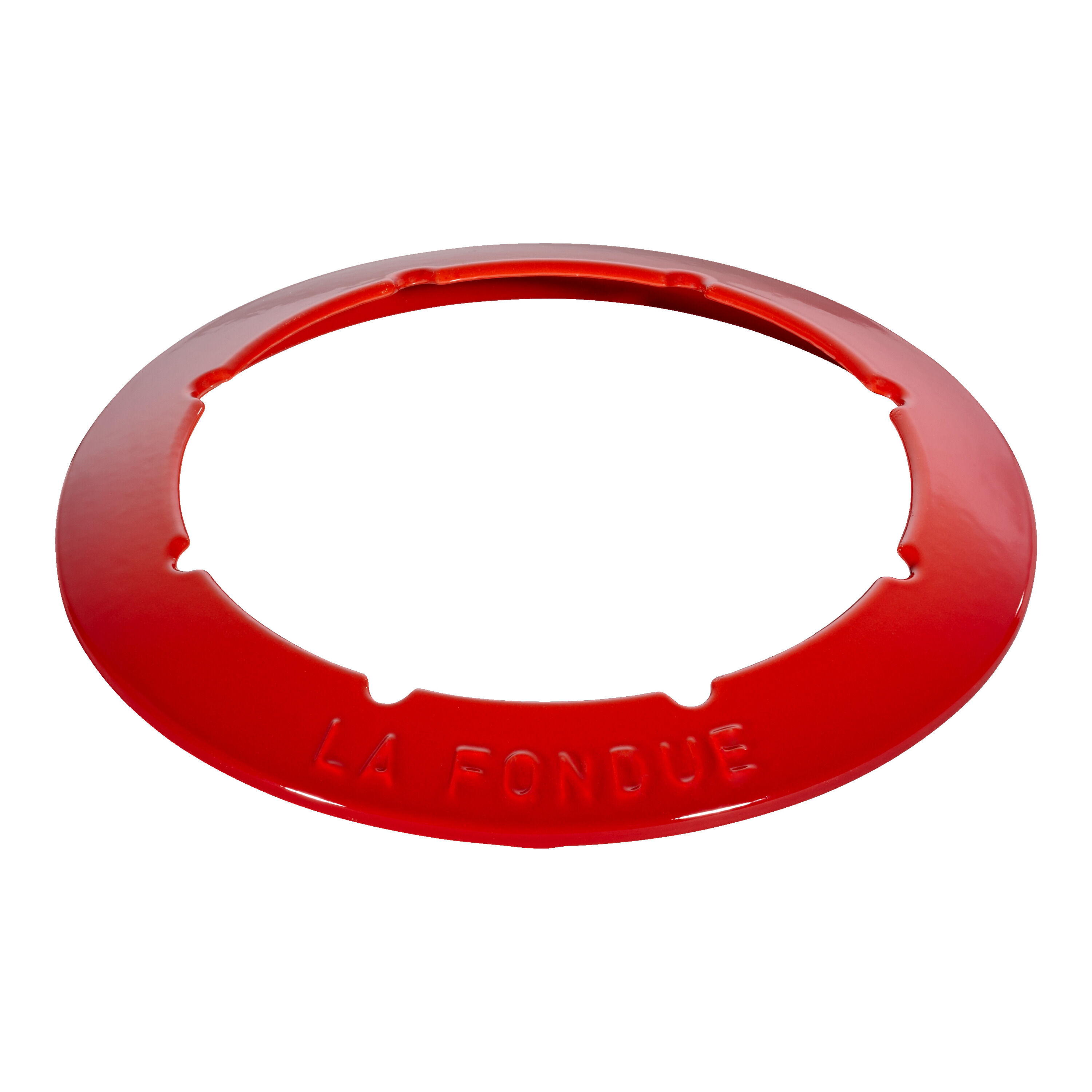 Staub        Specialities                Fondue Set 20 cm, rund, Kirsch-Rot, Gusseisen