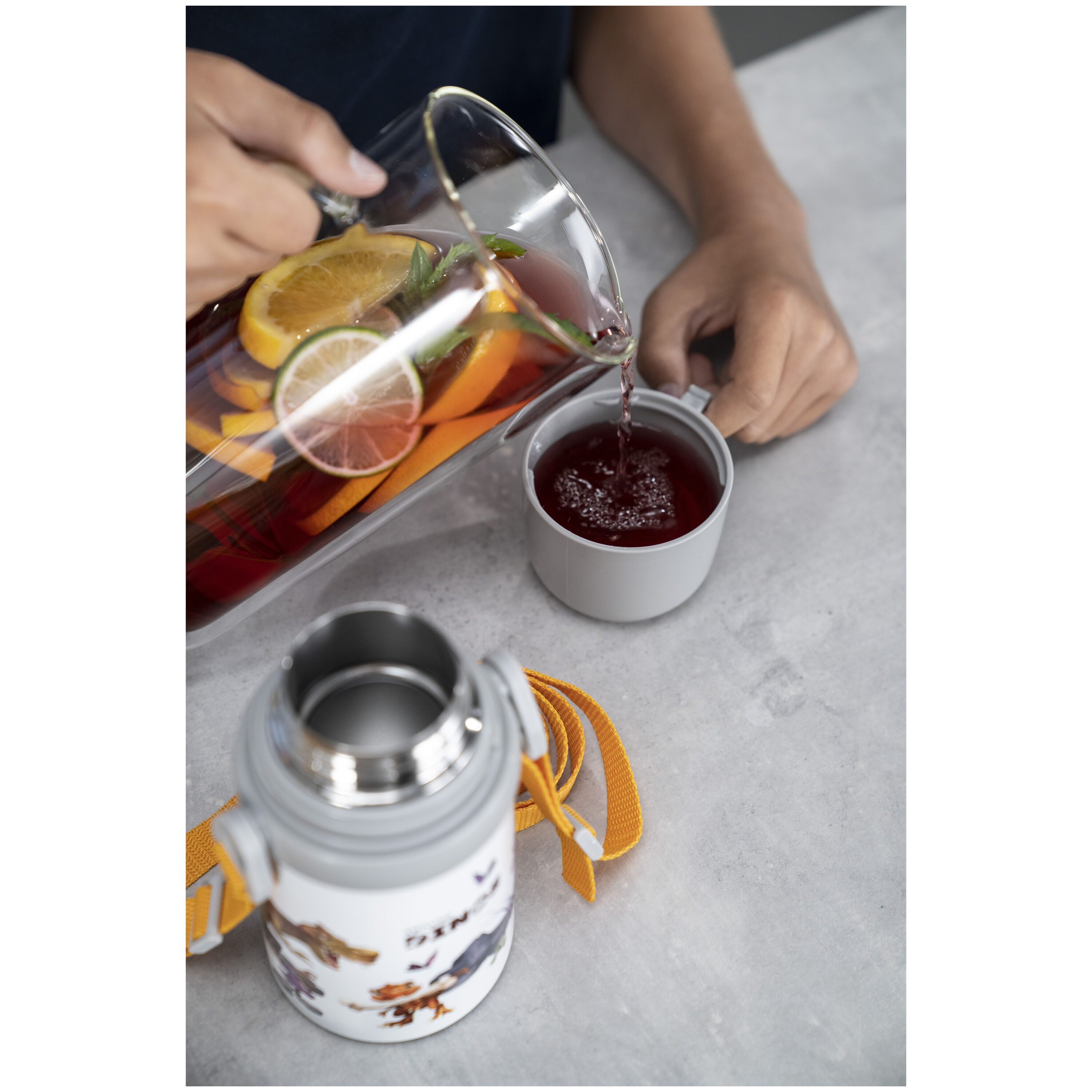 ZWILLING        Thermo                Thermoflasche, 380 ml, Edelstahl, Weiß-grau