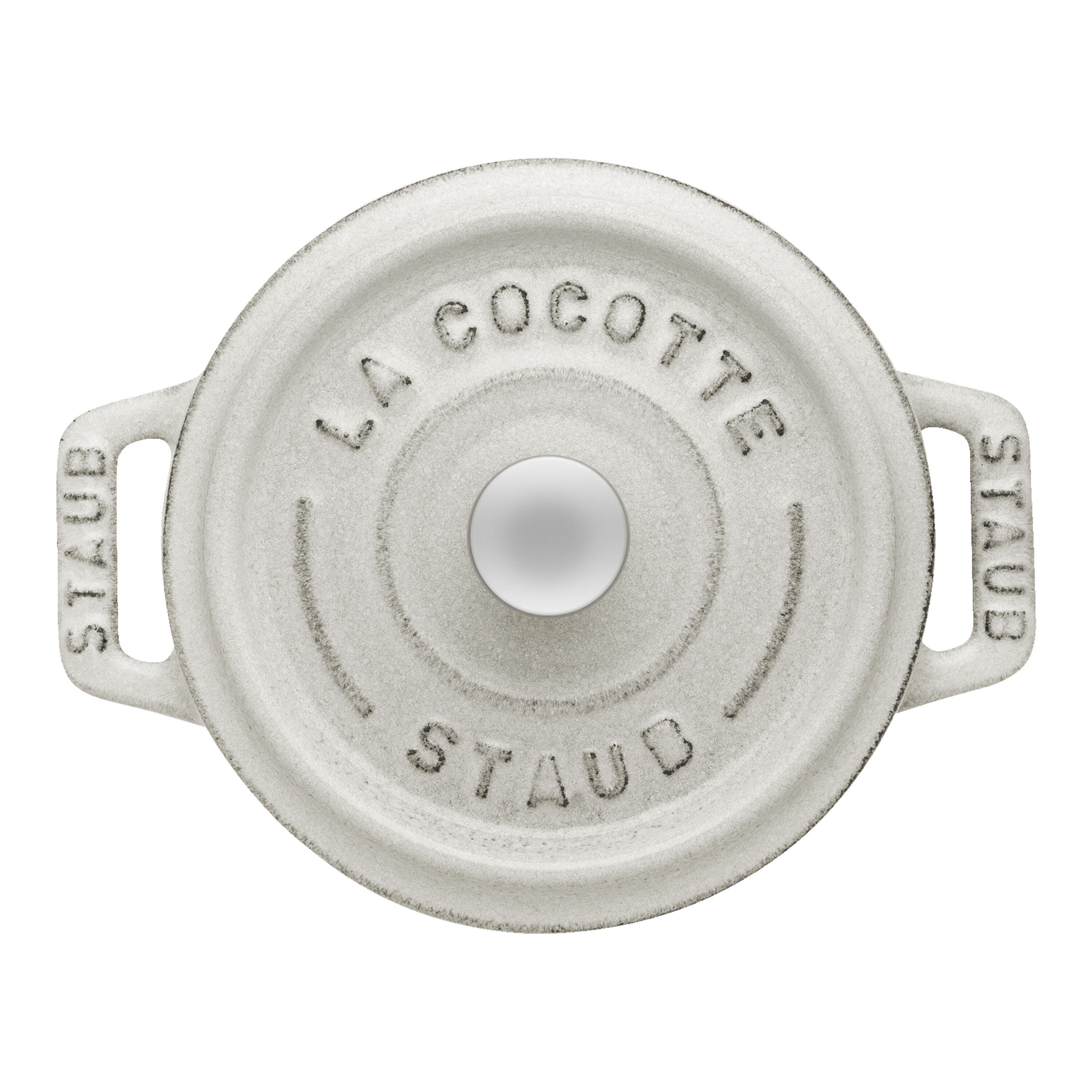 Staub        La Cocotte                Mini Cocotte 10 cm, rund, Weisser Trüffel, Gusseisen