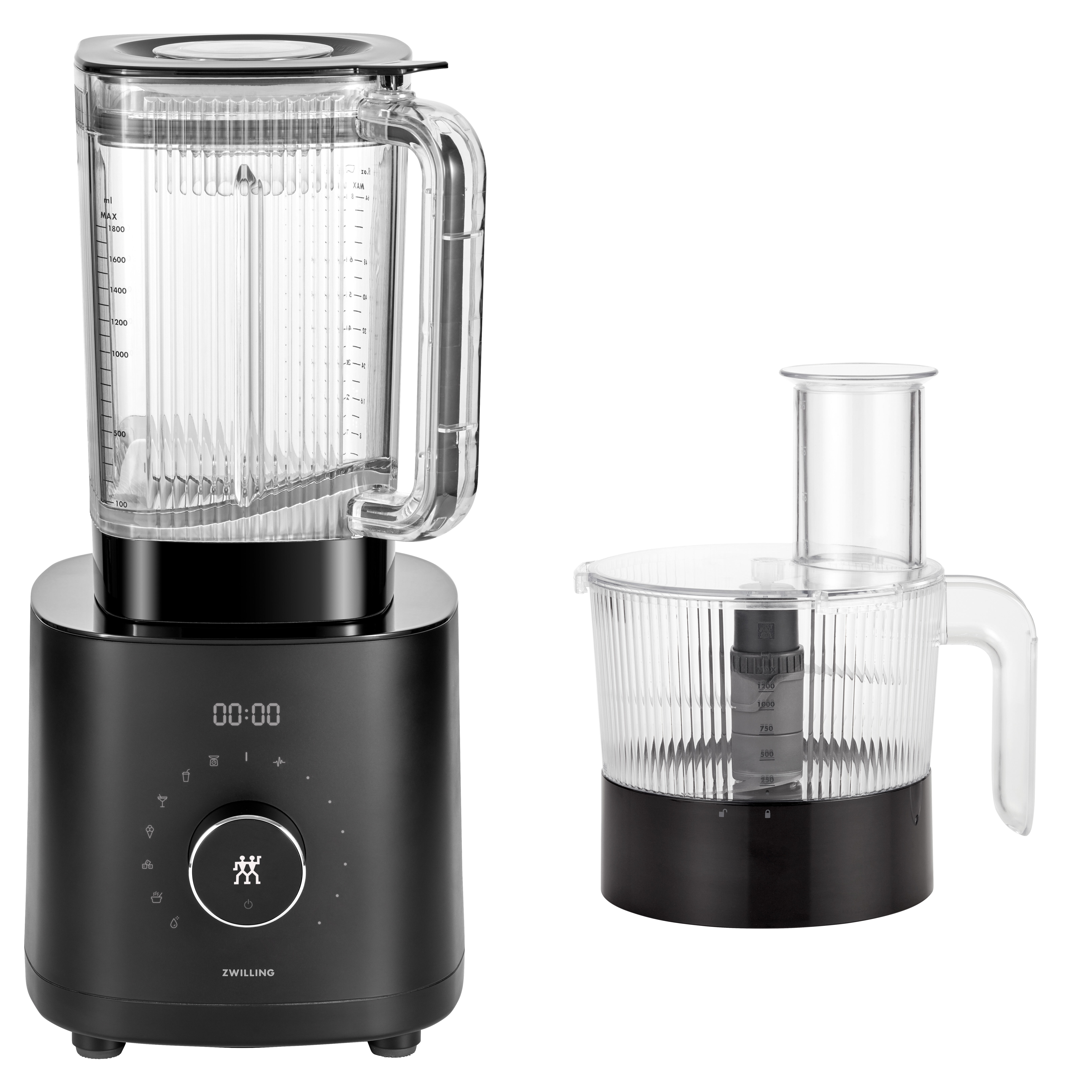 ZWILLING        Enfinigy                Hochleistungsstandmixer Pro mit Food Processor, Schwarz